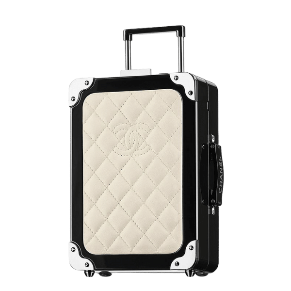 CHANEL シャネル CHANEL TRAVEL アタッシュケース CHANEL Black Quilted Leather and White Perspex Perfume Bottle