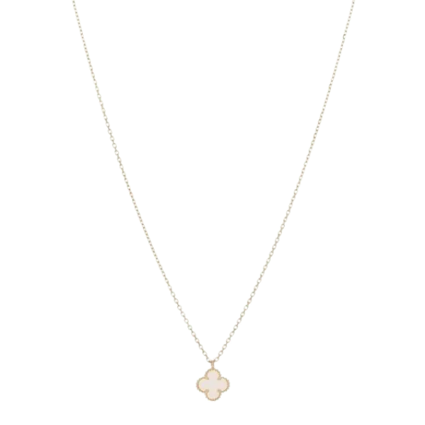 Sweet Alhambra Pendant: Van Cleef & Arpels' Iconic 18K Gold Necklace