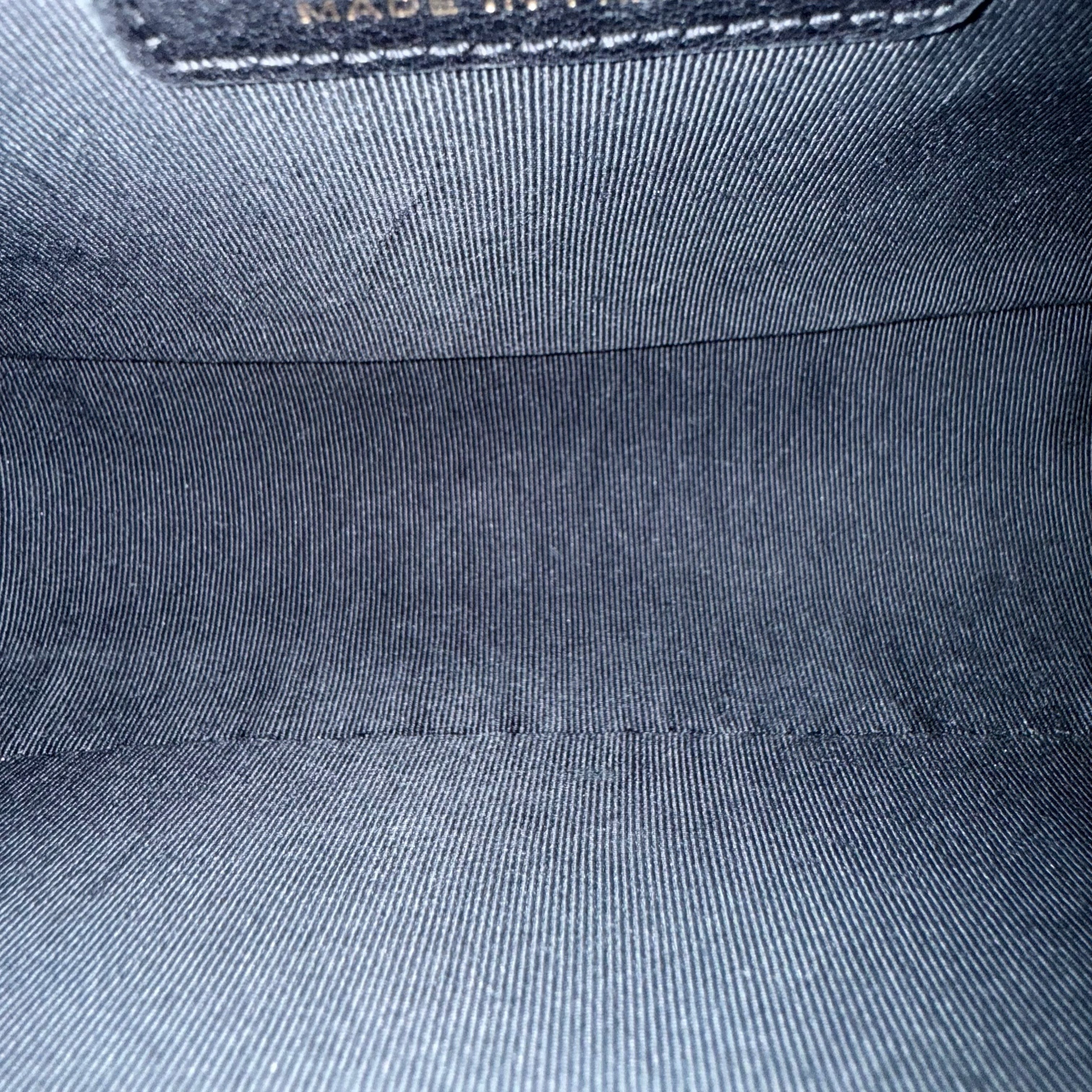 Chanel Boy Medium - 25CM Quilted Lambskin Black Gold Hardware Series 23