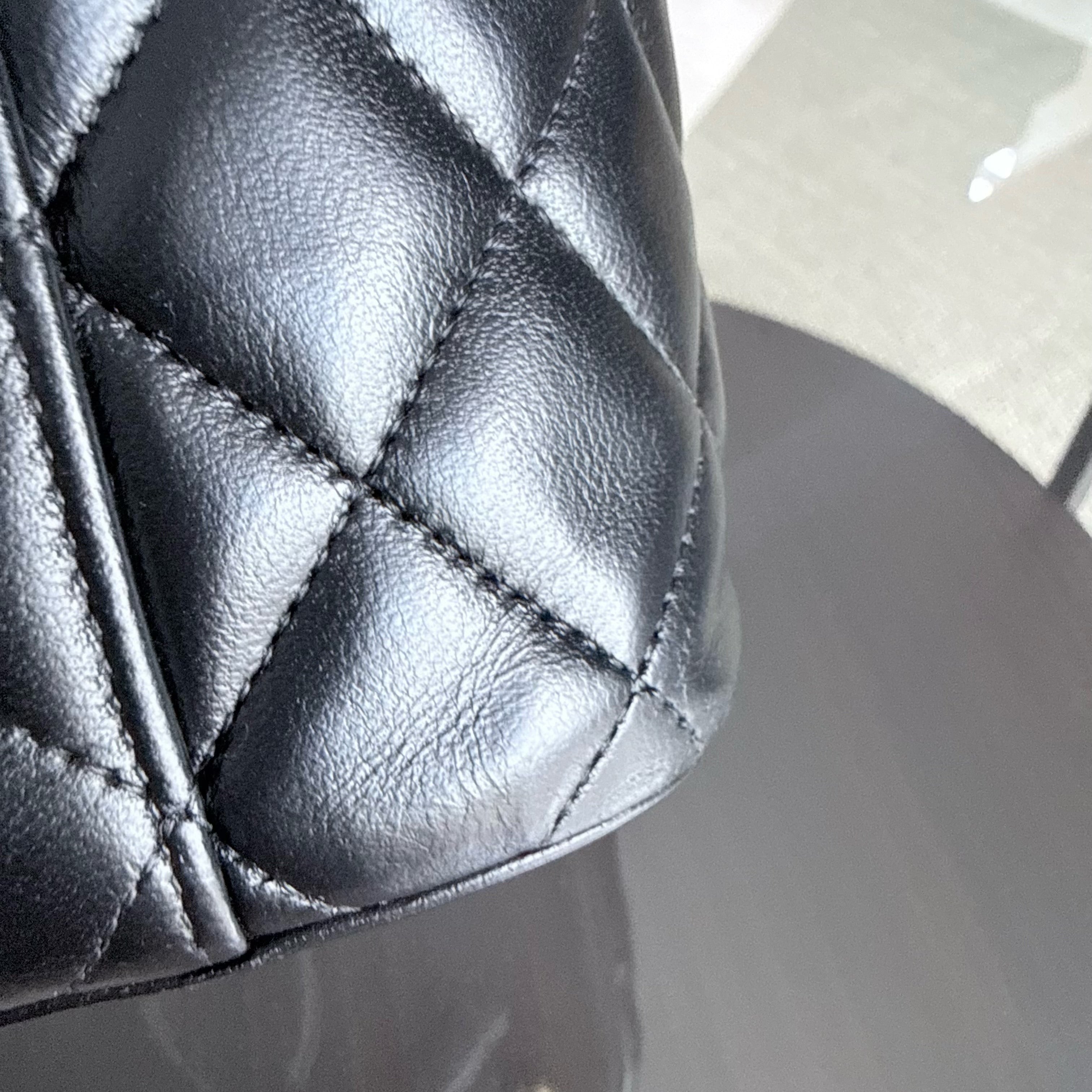 Chanel Trendy CC Vanity Black Lambskin Gold Hardware Microchip