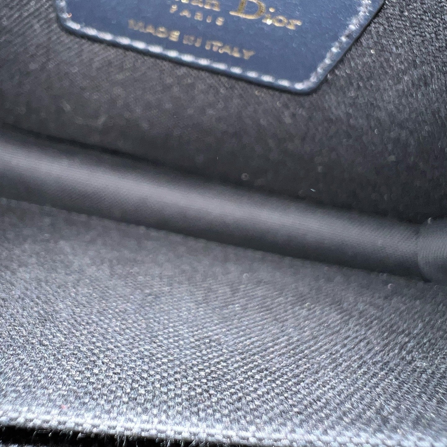 Dior Montaigne 30 - Medium Oblique Canvas Blue Shoulder Bag Golden Hardware