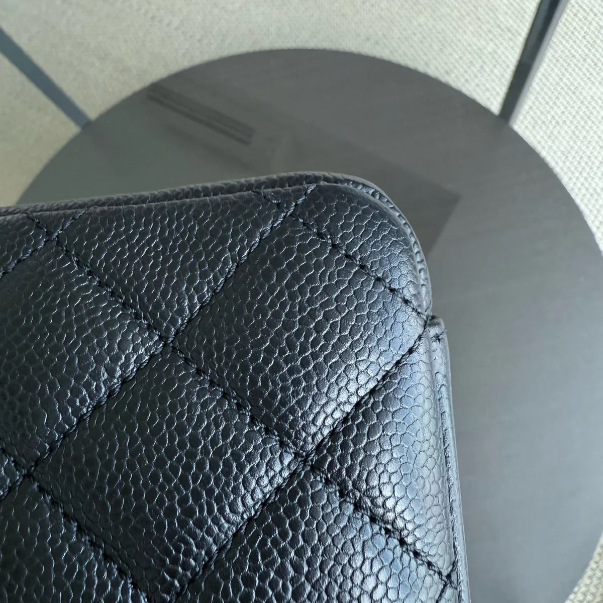 Chanel GST Grand Shopping Tote - Caviar Quilted Black Gold Hardware Series 14