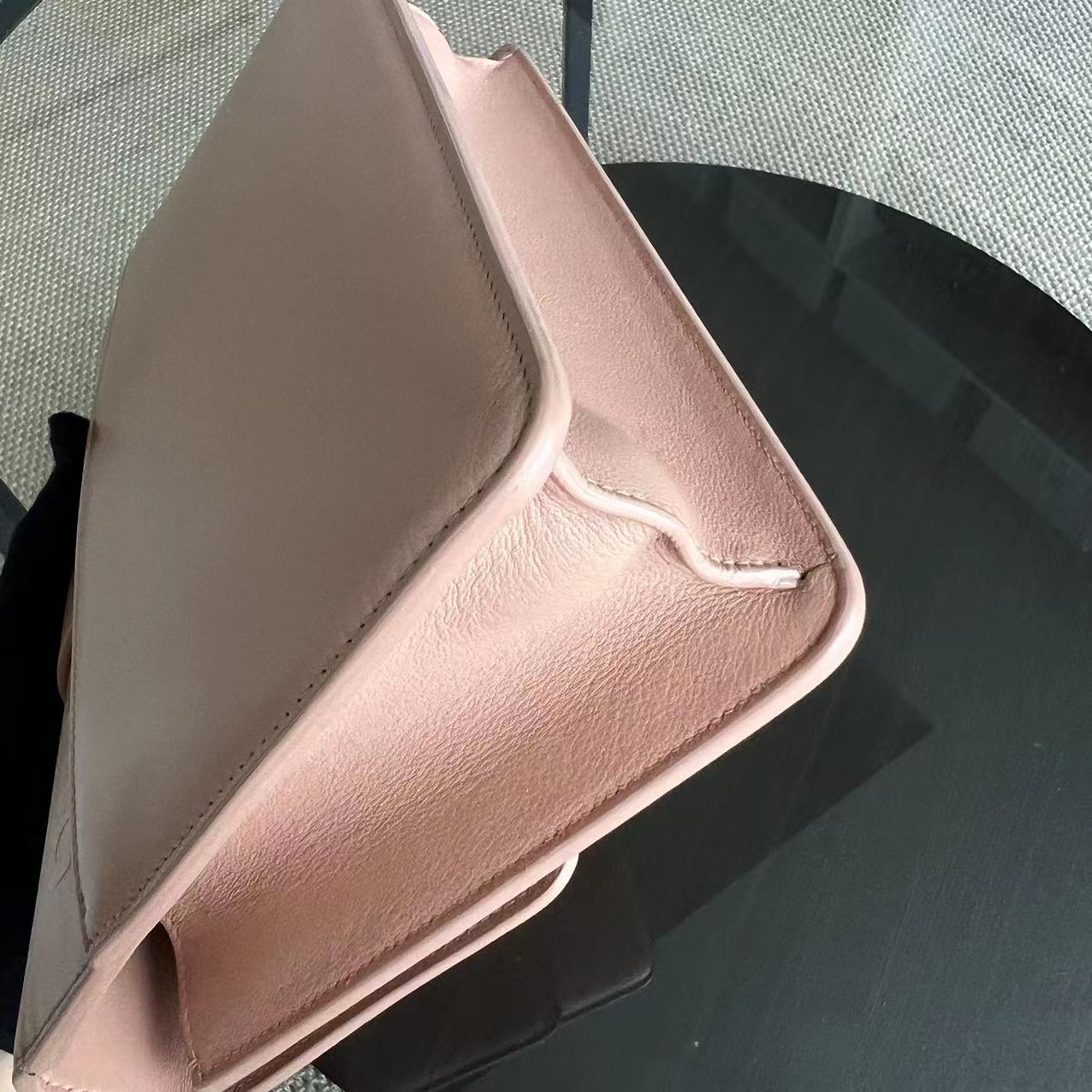 Dior 30 Montaigne Medium - Smooth Calfskin Nude Beige Golden Hardware