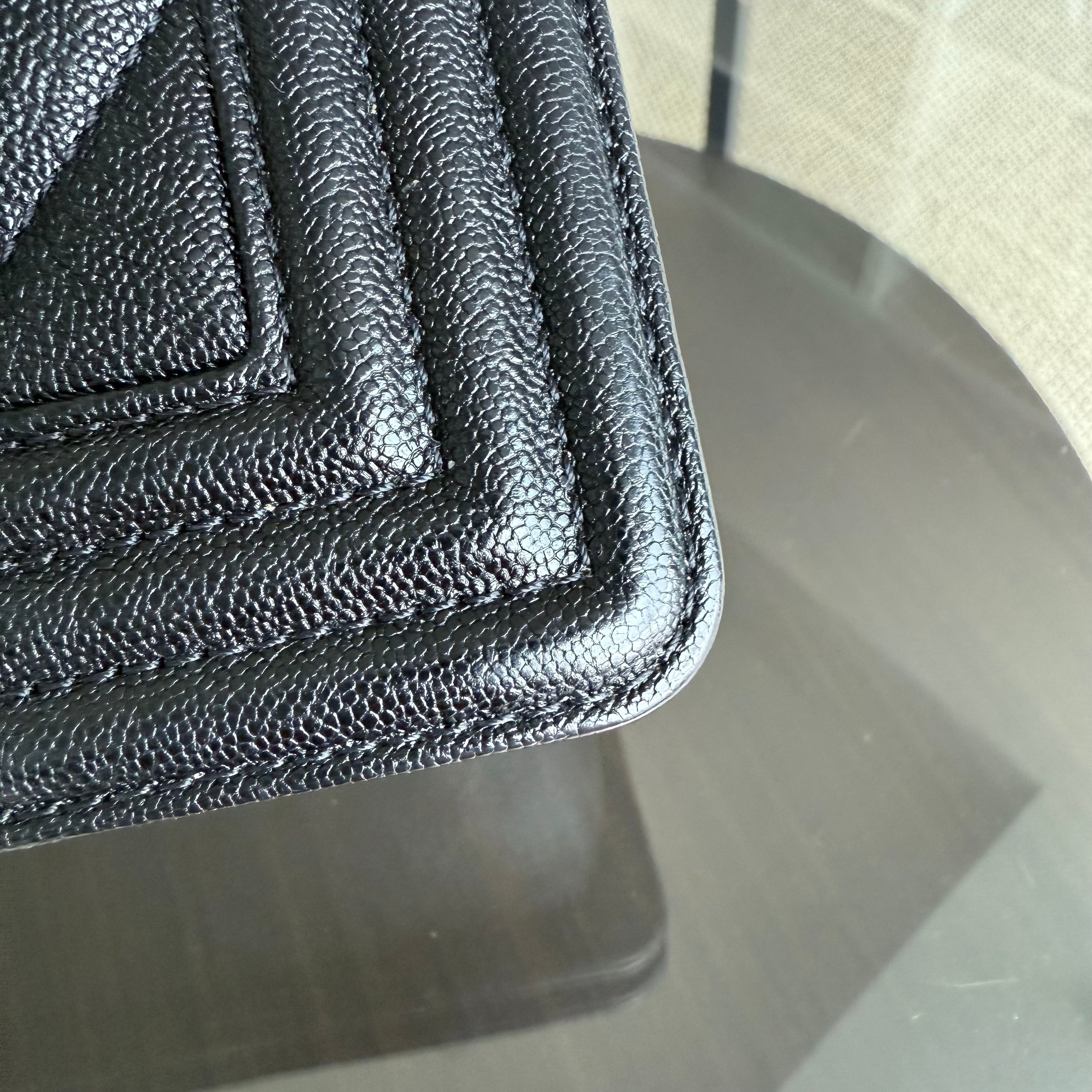 Chanel Boy Small - Caviar 20CM Chevron Black Shiny Gold Hardware Series 27