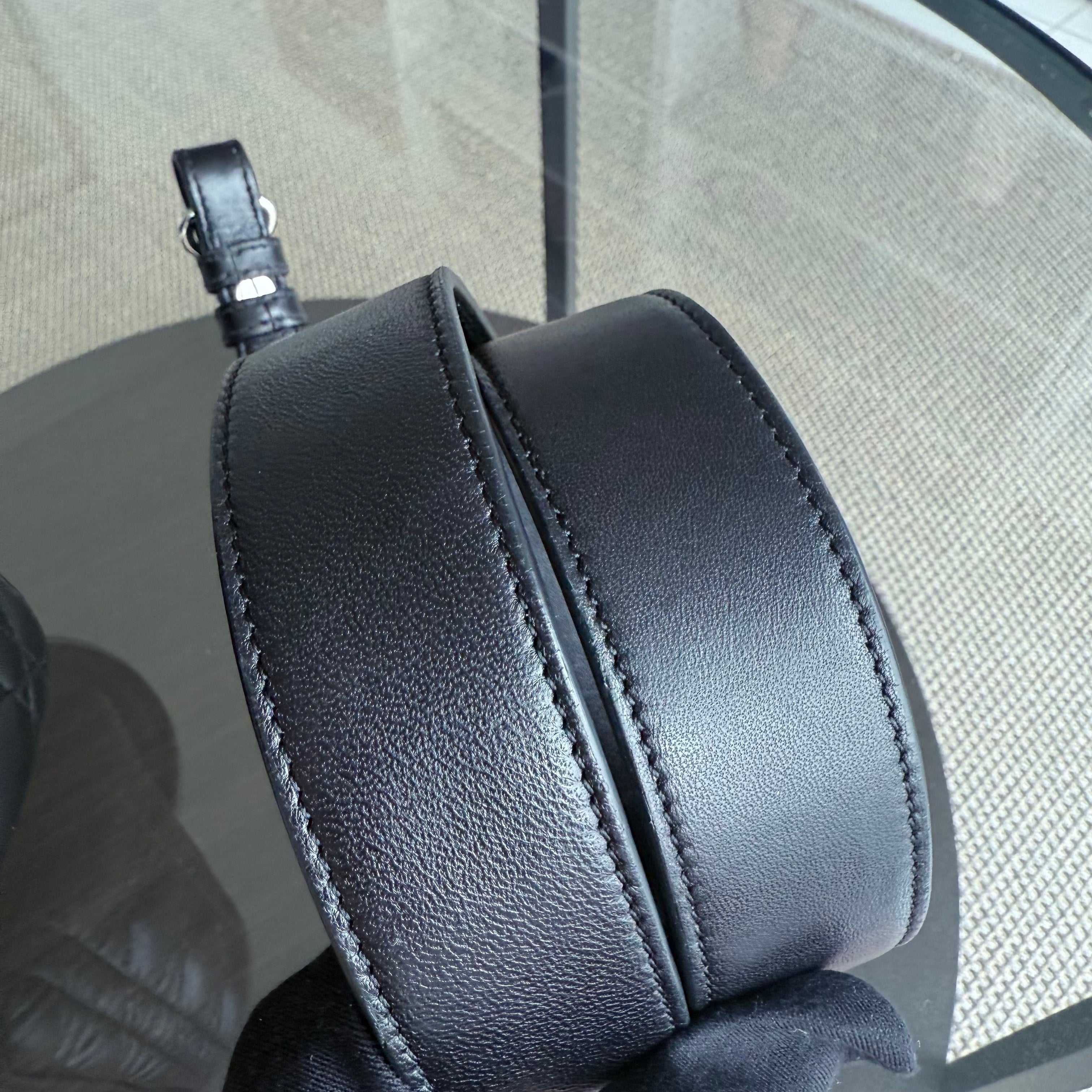 Dior Lady Small - Cannage Lambskin Black Silver Hardware