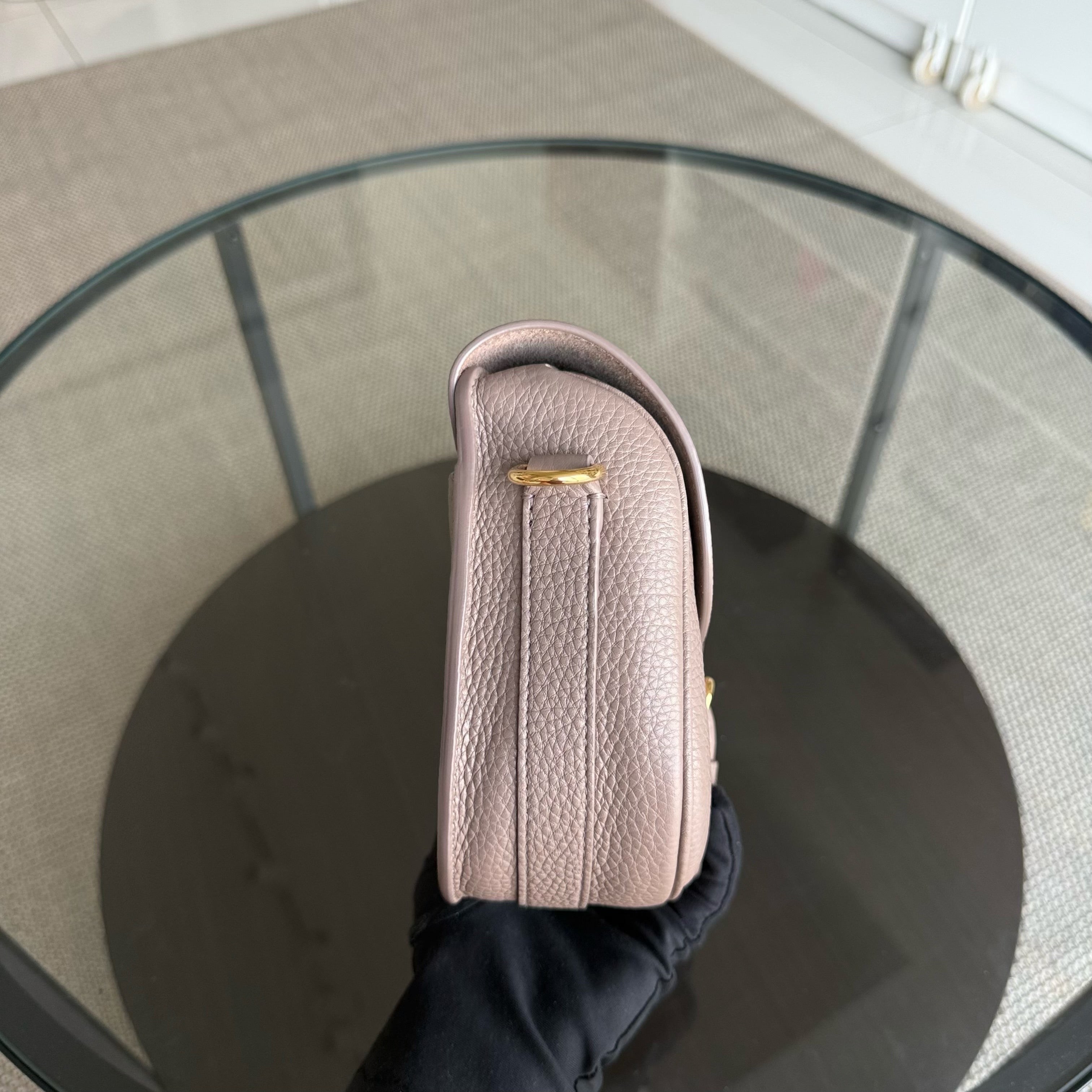 Dior Bobby Medium - Caviar Brown Gold Hardware