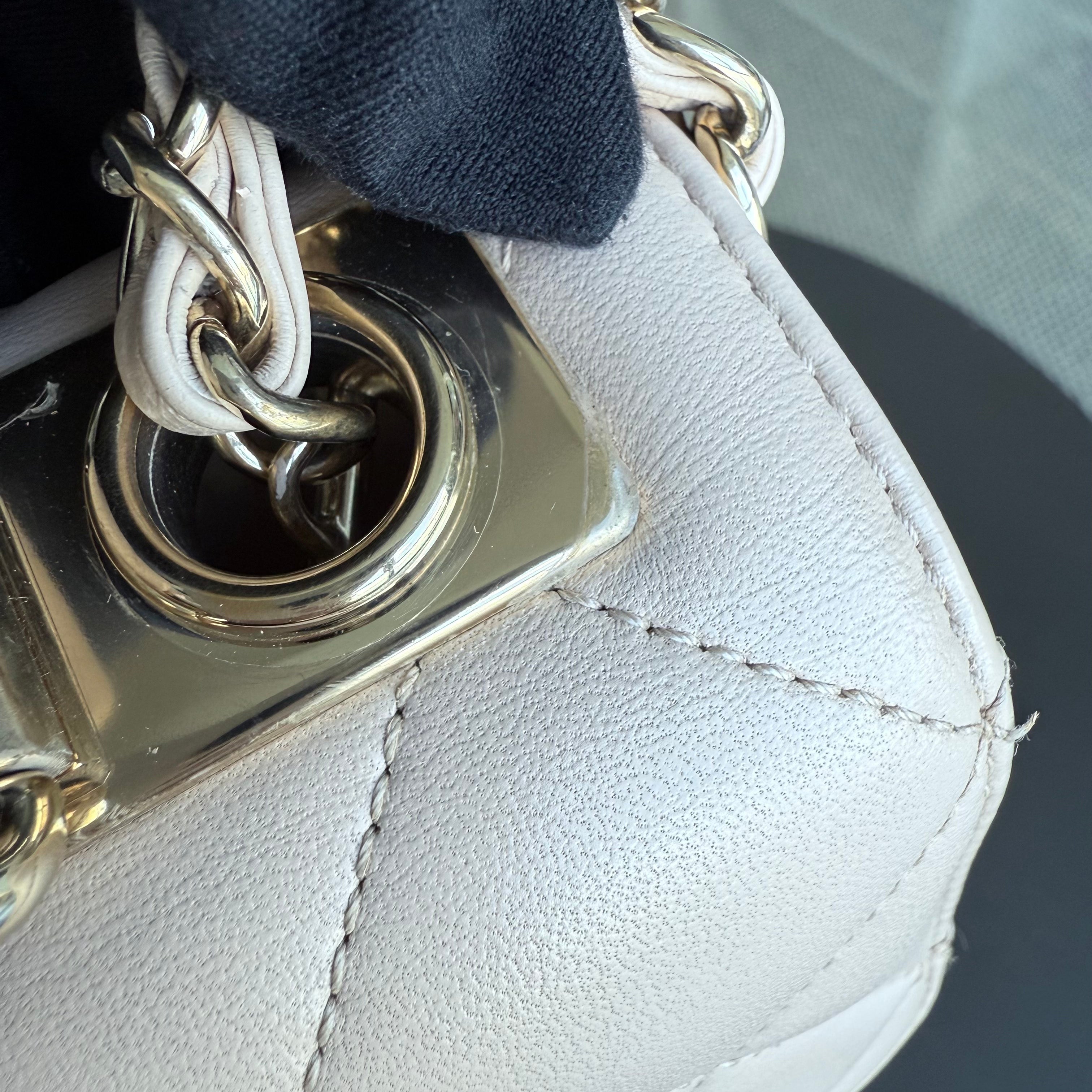 Chanel Trendy CC Small - Quitled Lambskin Light Beige Gold Hardware Series 24