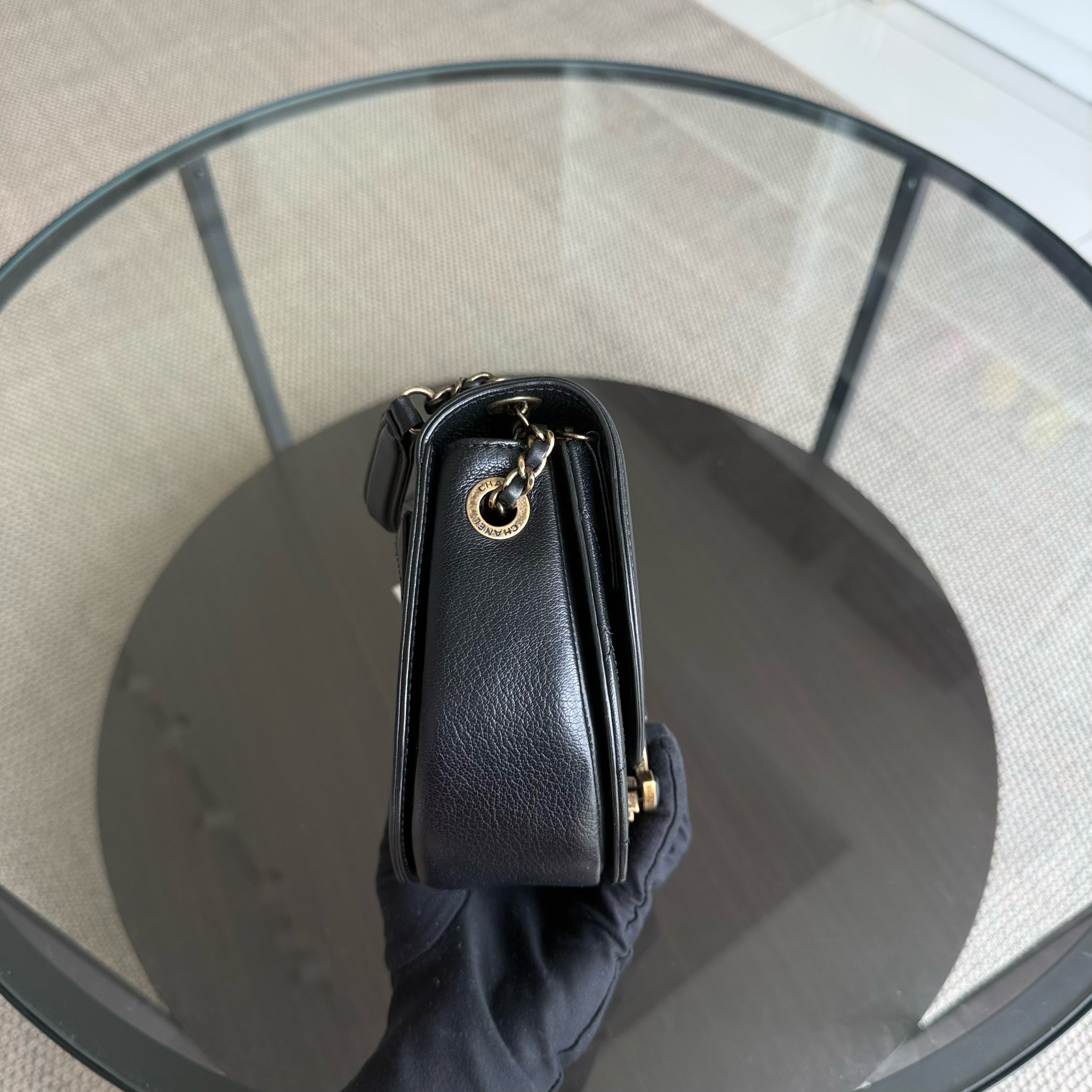 Chanel Coco Curve Cuba - Quilted Calfskin Black Gold Hardware Series 23