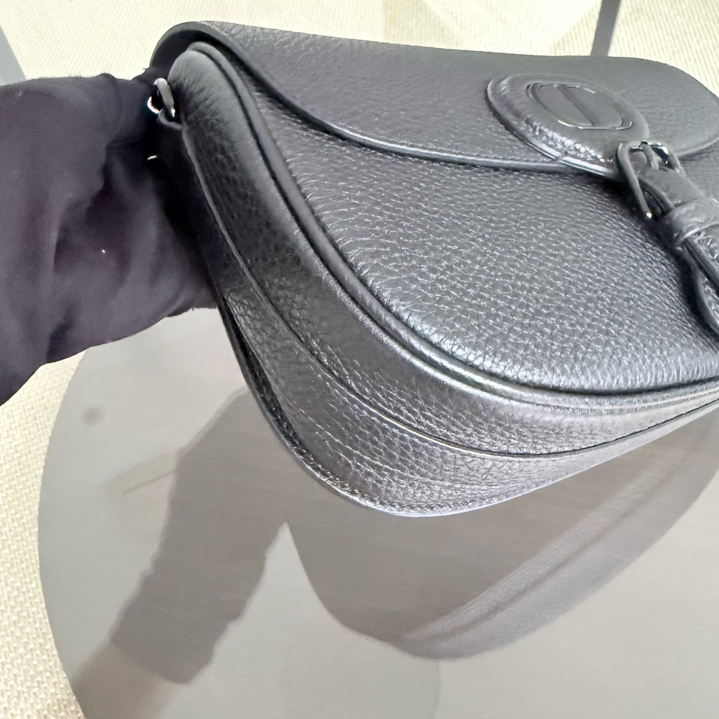 Dior Bobby Medium - Caviar Black All Black Hardware