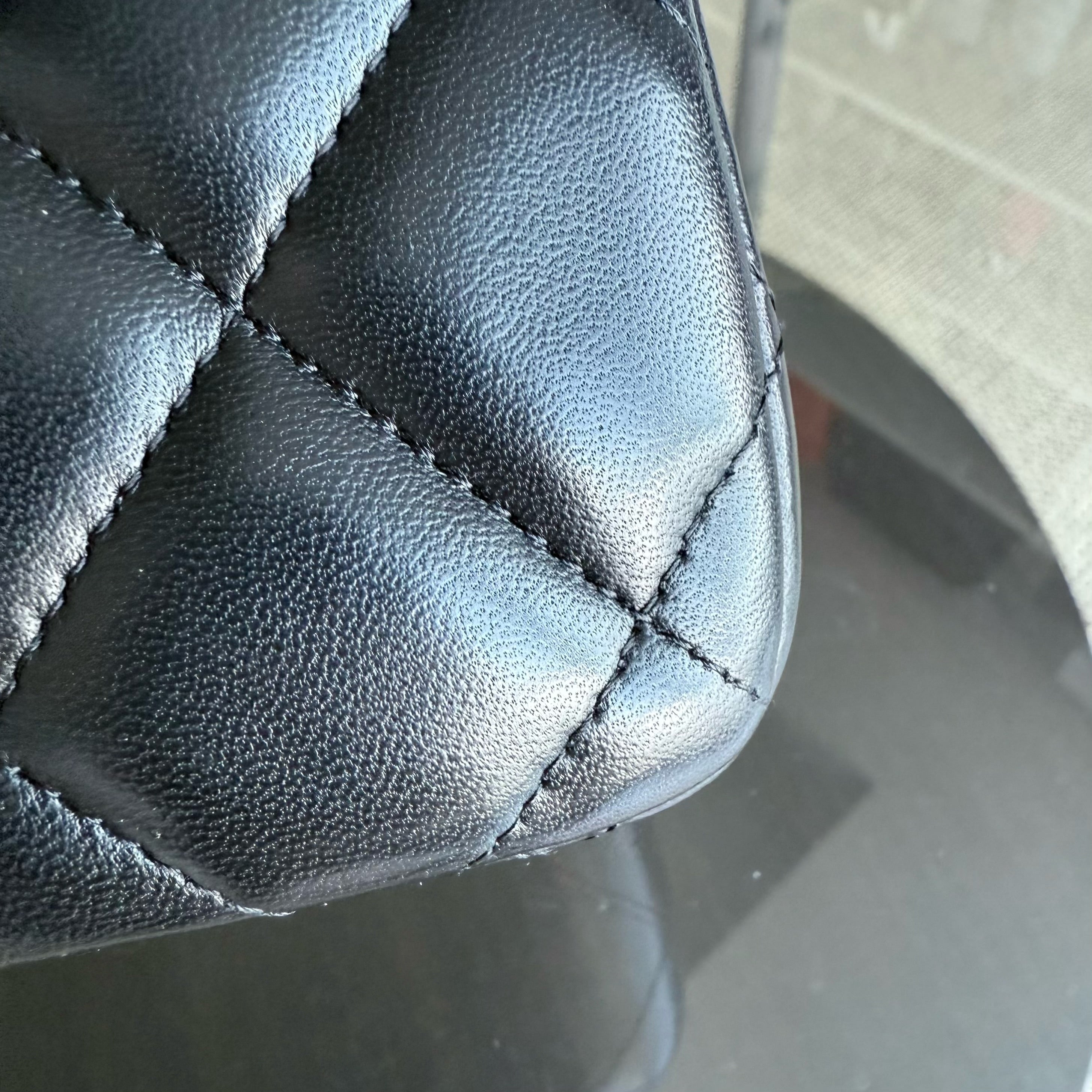 Chanel Classic Flap Jumbo - Double Flap Quilted Lambskin Black Gold Hardware Series 17