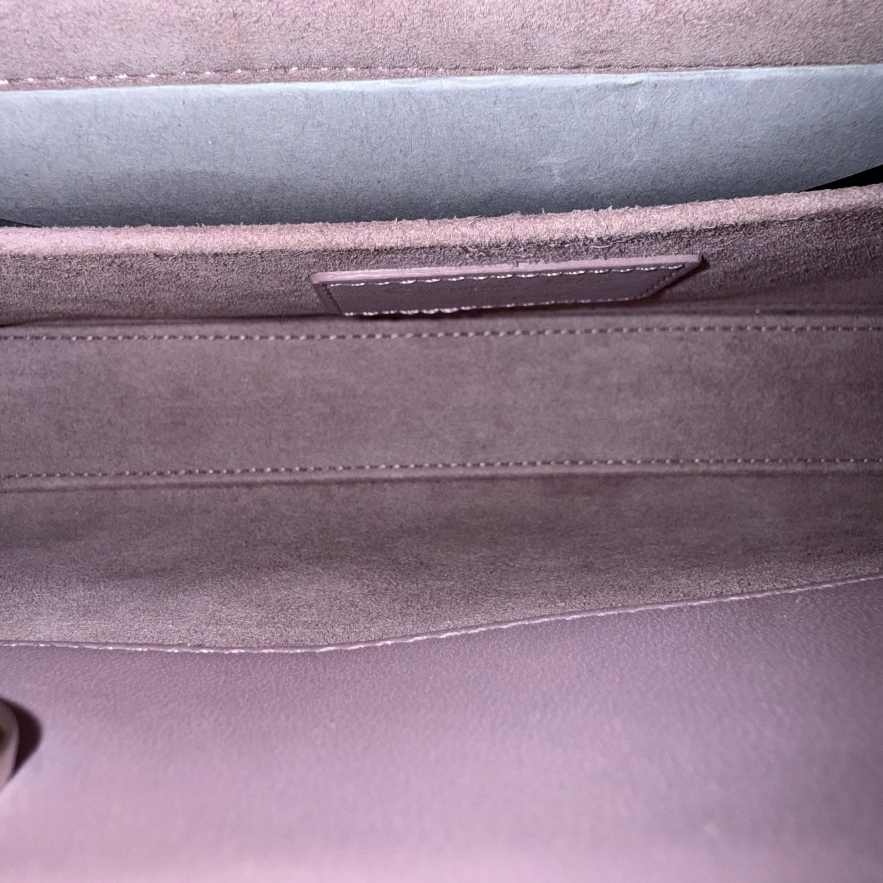 Dior D-Joy Medium - Cannage Lambskin Pink Gold Hardware