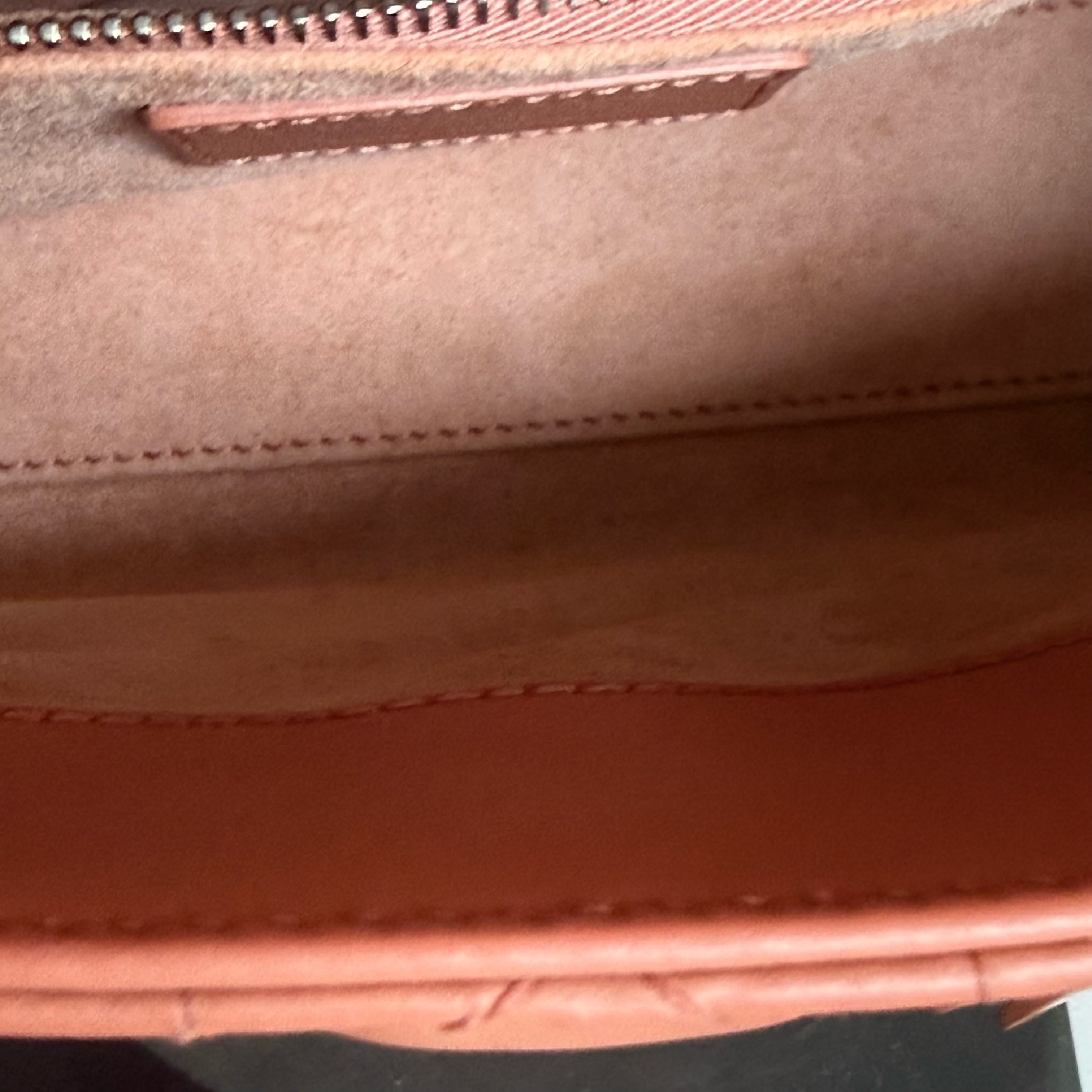 Dior Lady Mini - Cannage Calfskin So Caramel Matte Hardware Chain Strap