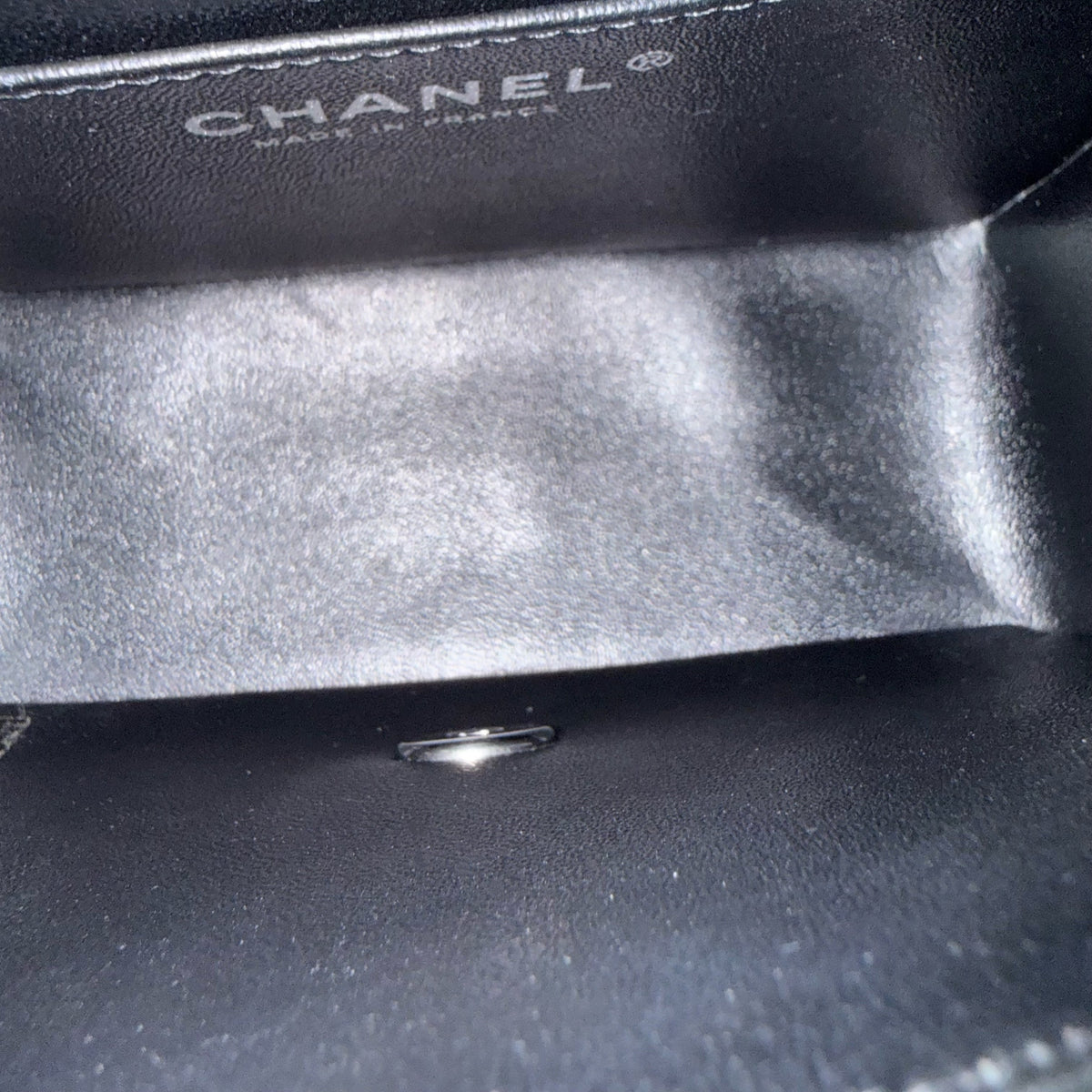 Chanel Classic Flap Mini Square - Caviar Quilted Black Silver Hardware Series 24