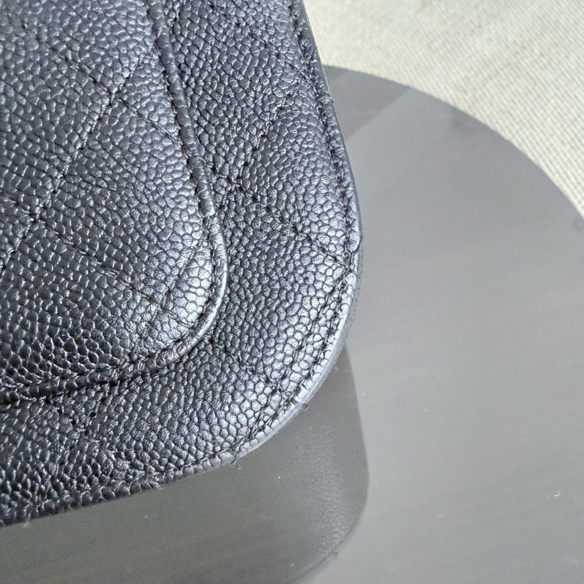Chanel Coco Curve Cuba - 21CM Caviar Black Gold Hardware Series 25