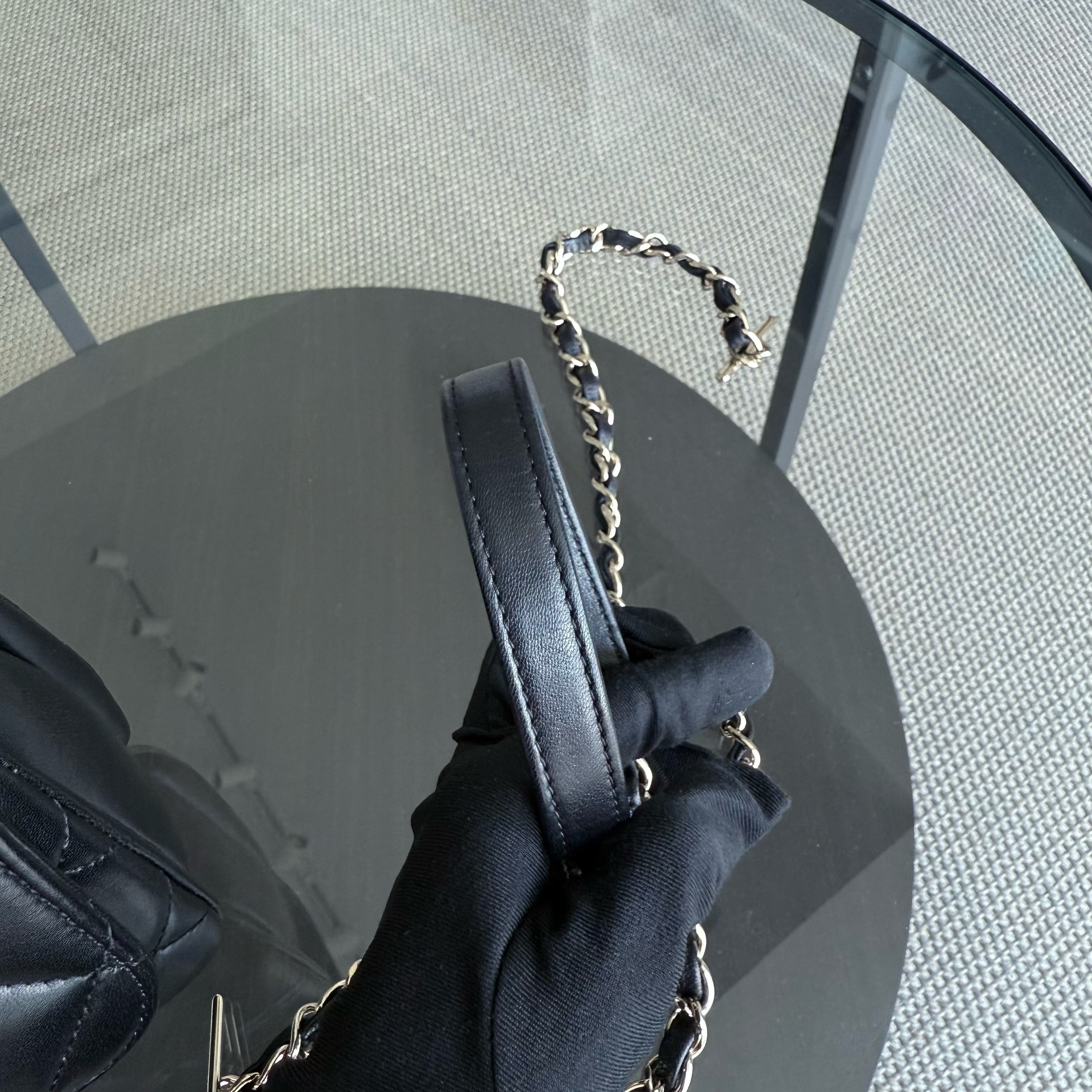 Chanel Trendy CC Small - Quilted Lambskin Black Gold Hardware Series 23