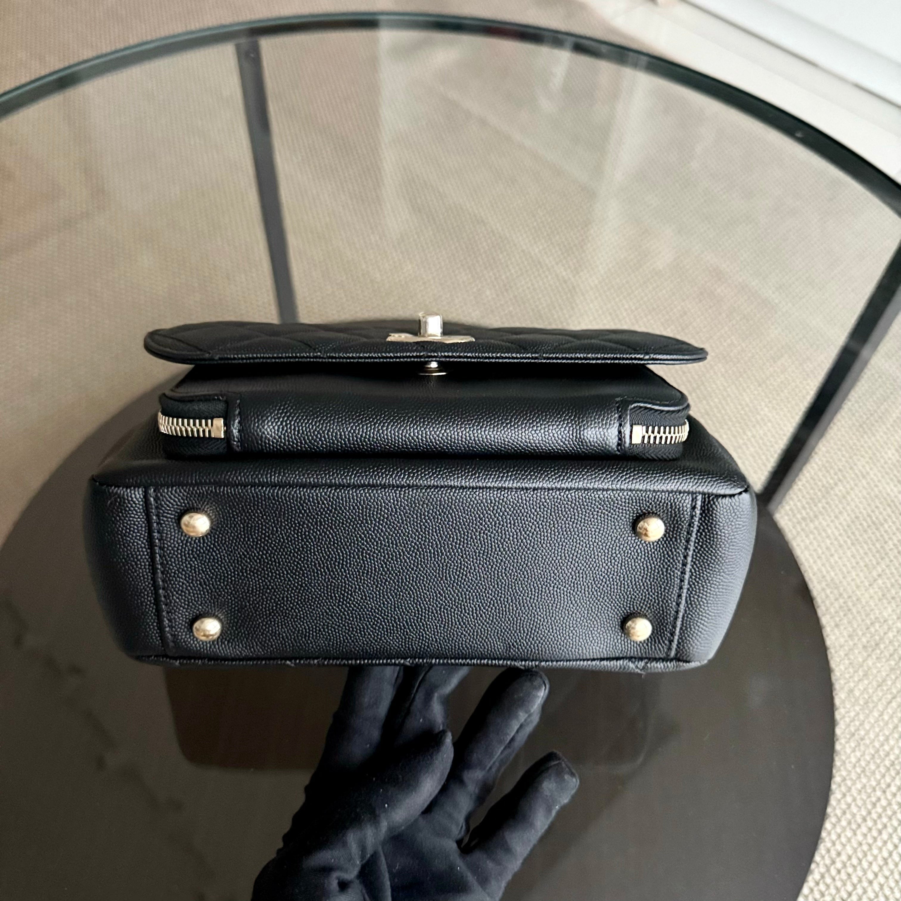 Chanel Business Affinity Medium - Caviar Quilted Grained Clafskin Black Gold Hardware