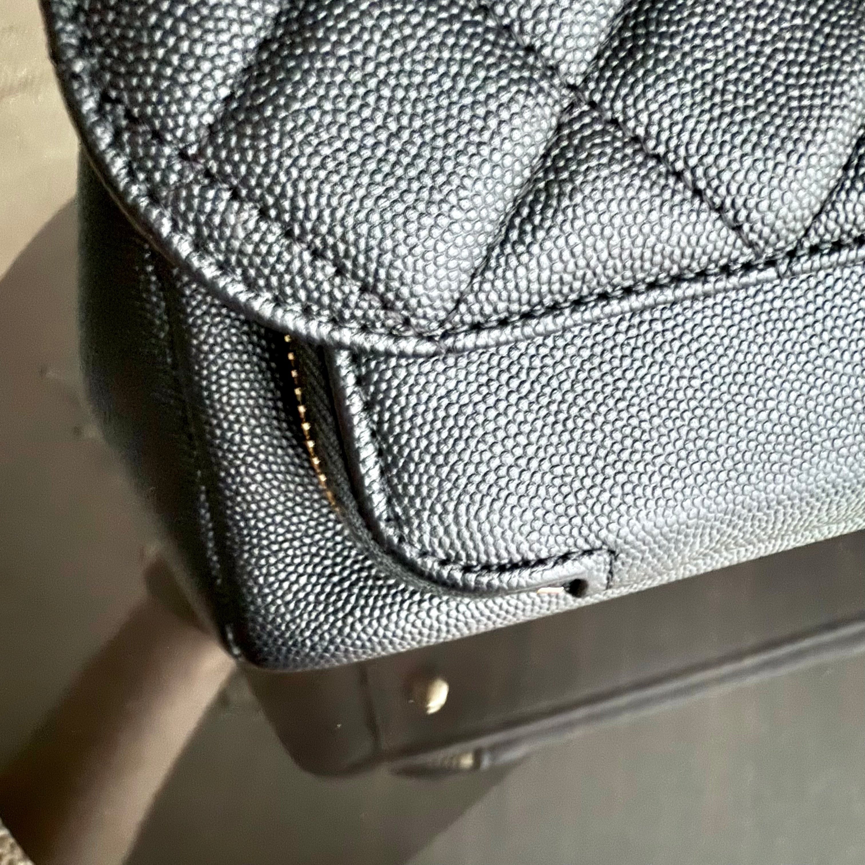 Chanel Business Affinity Medium - Caviar Quilted Grained Clafskin Black Gold Hardware