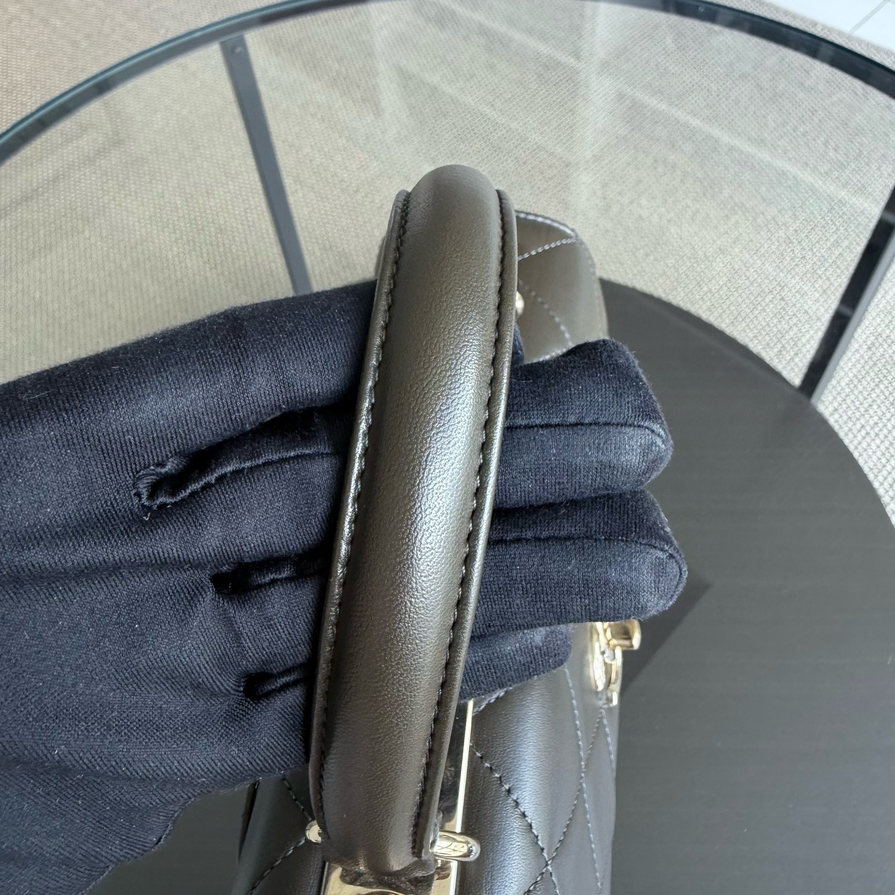 Chanel Trendy CC Small - Quilted Lambskin Brown Gold Hardware