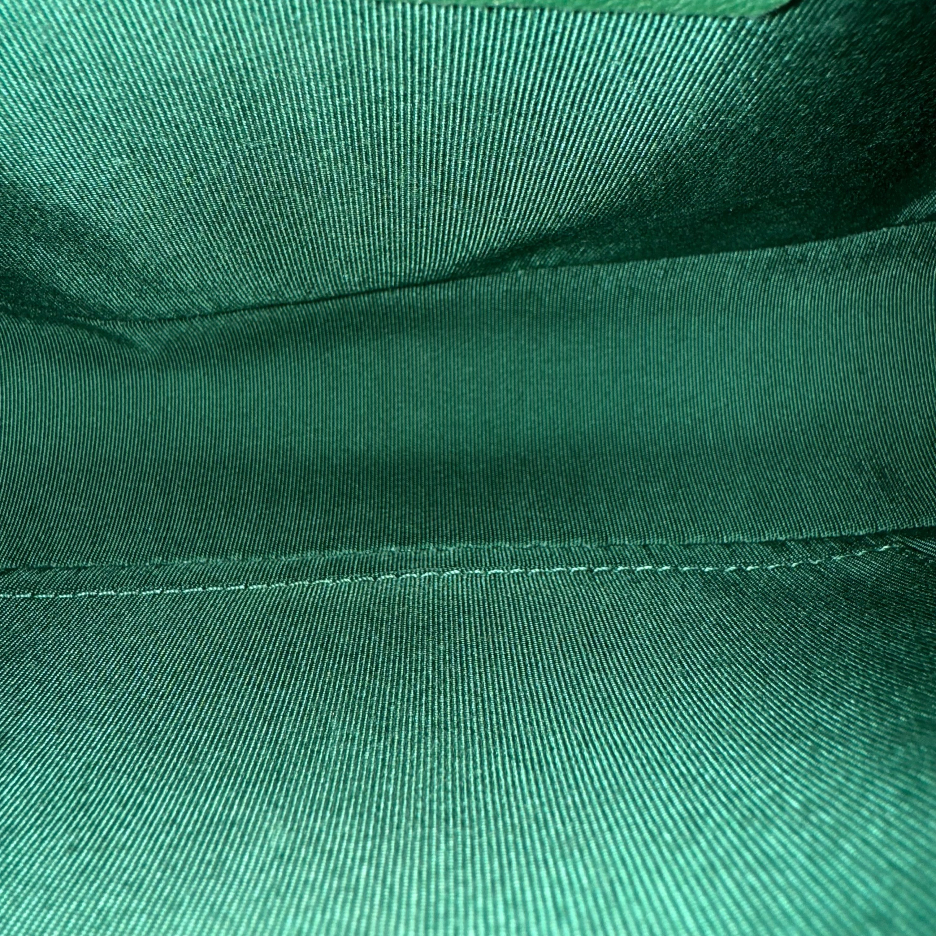 Chanel Boy New Medium - 28CM Quilted Lambskin Green Ruthenium Silver Hardware Series 23