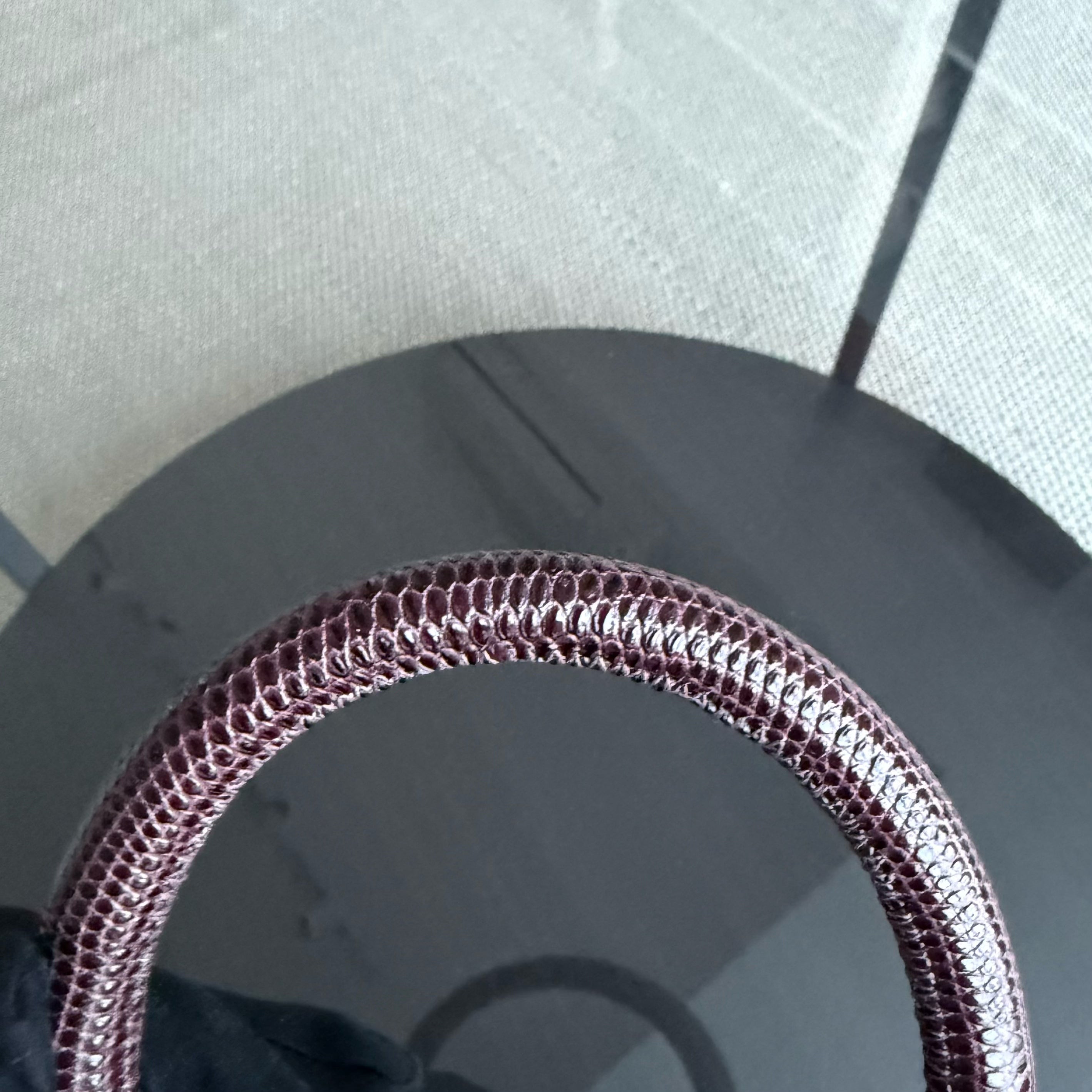 Chanel Coco Handle Small - Caviar Quilted Grained Calfskin Dark Navy Blue Lizard Handle Gold Hardware Series 24