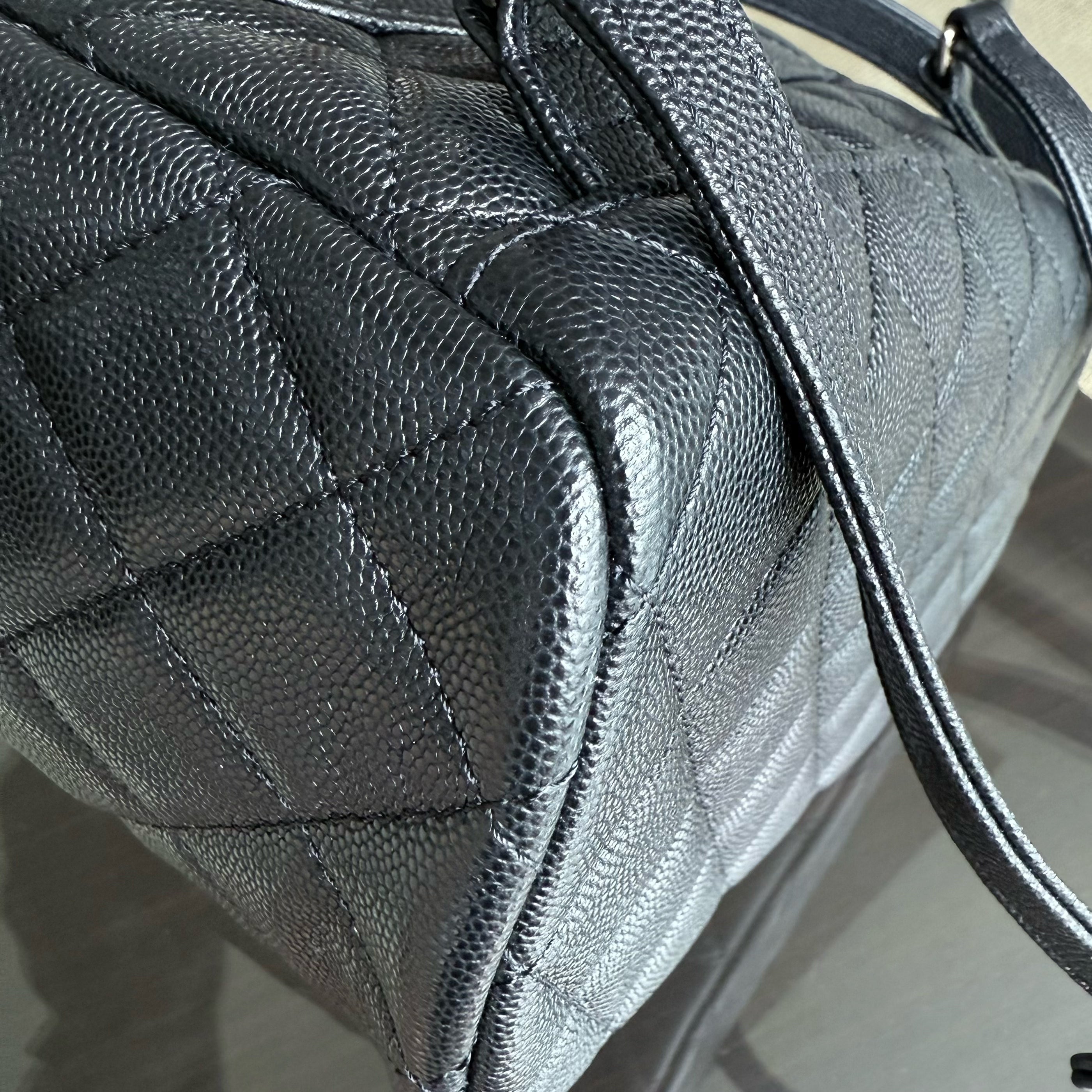 Chanel Urban Spirit Backpack- Caviar Black Gold Hardware Microchip