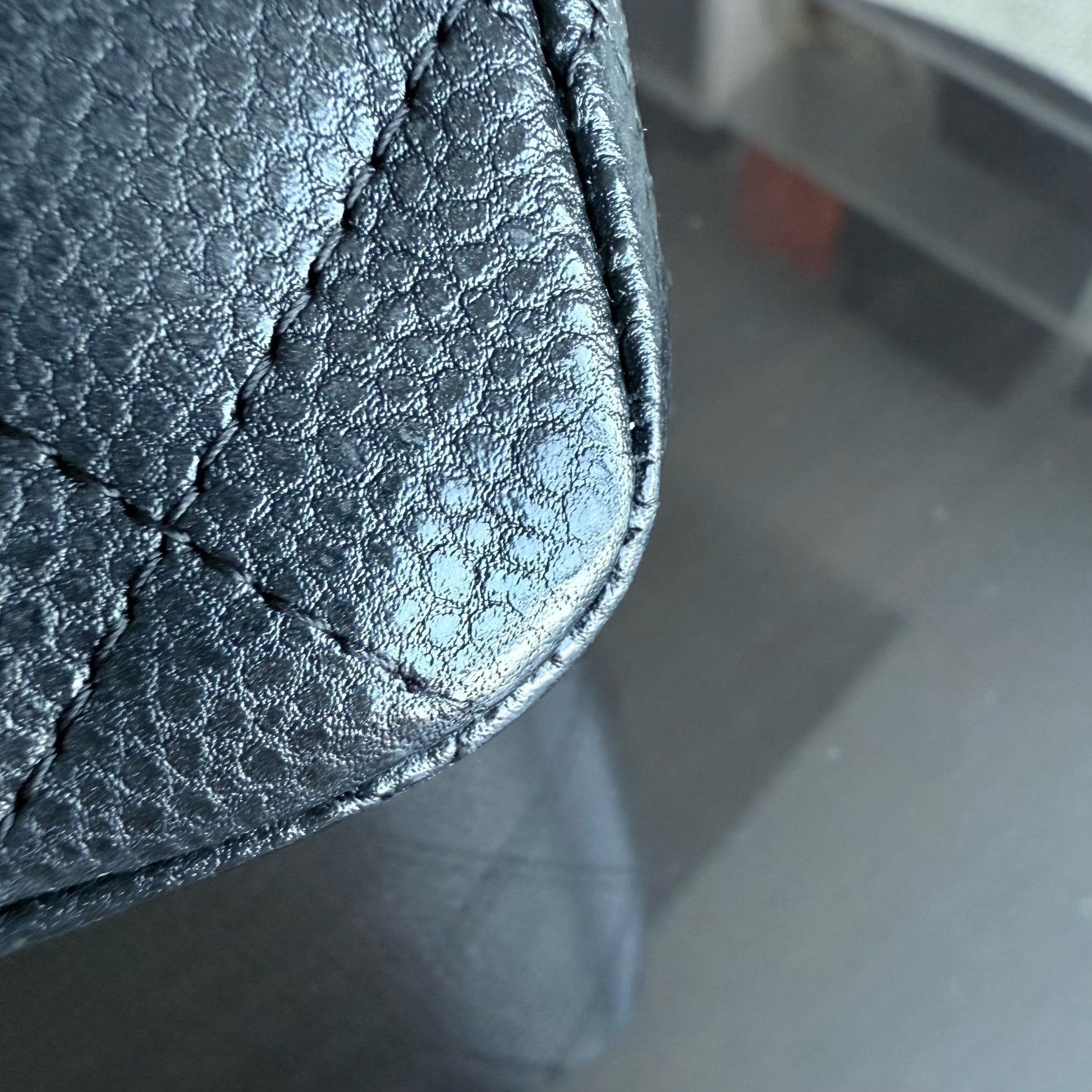 Chanel Classic Flap Mini Square - Caviar Quilted Grained Calfskin Black Gold Hardware Series 20