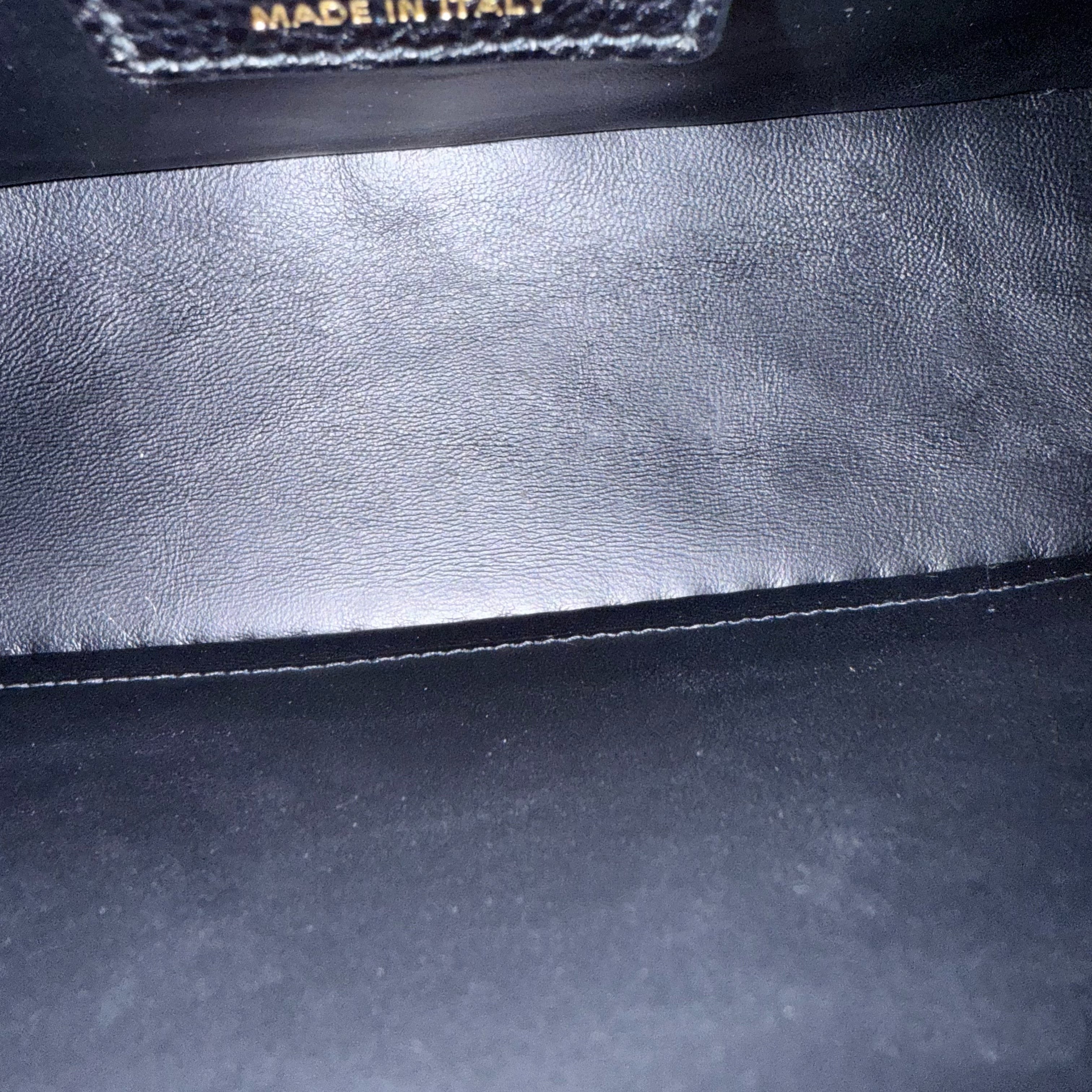 Dior Caro Medium - Cannage Grained Calfskin Black Gold Hardware