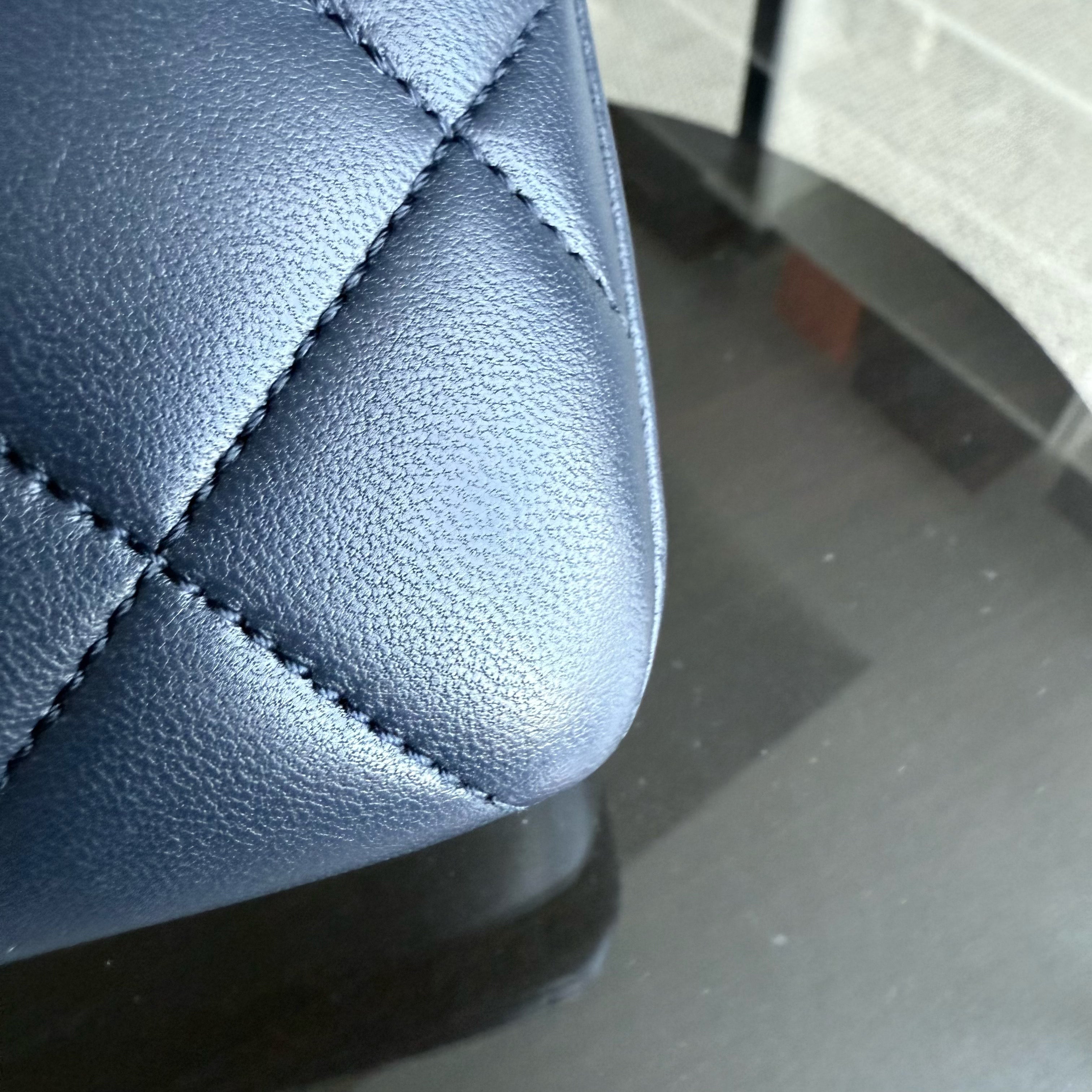 Chanel Trendy CC Small - Quilted Lambskin Dark Navy Blue Gold Hardware Series 23