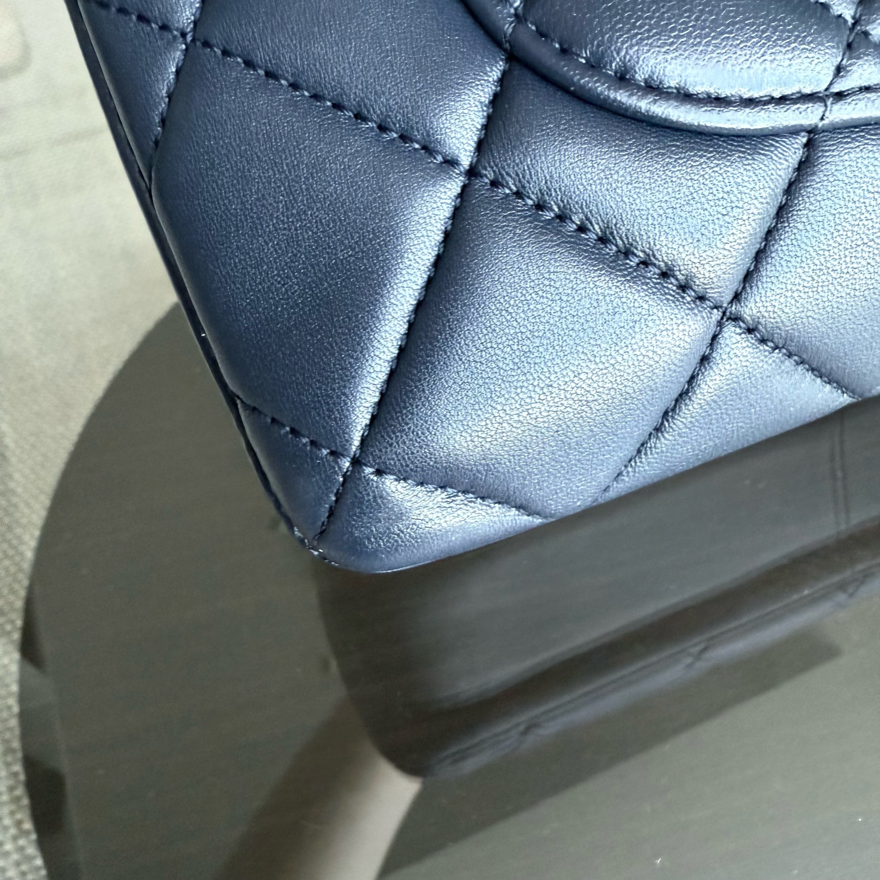 Chanel Trendy CC Small - Quilted Lambskin Dark Navy Blue Gold Hardware Series 23