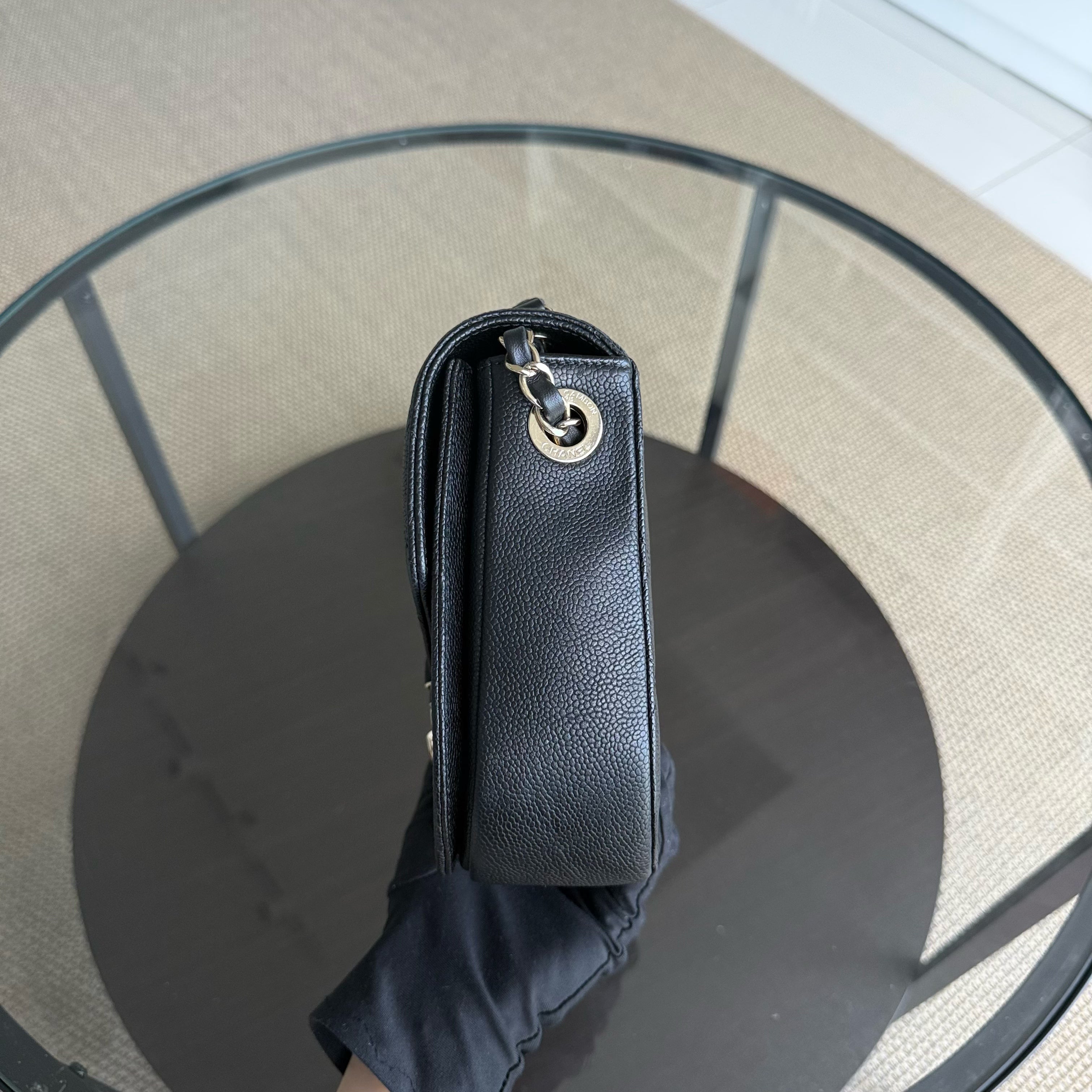 Chanel Coco Curve Cuba - Caviar Quilted Grained Calfskin Black Gold Hardware Series 23