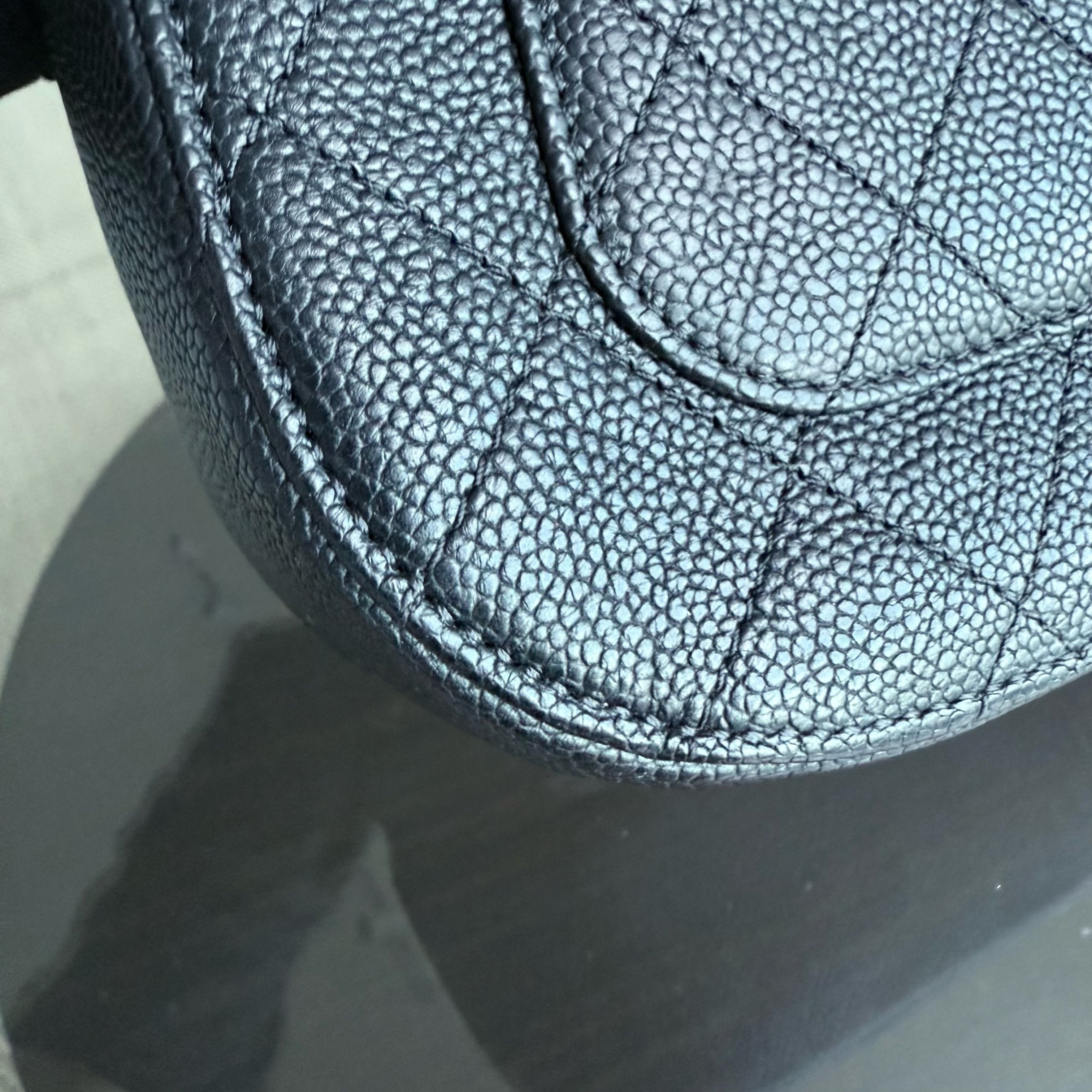 Chanel Coco Curve Cuba - Caviar Quilted Grained Calfskin Black Gold Hardware Series 23