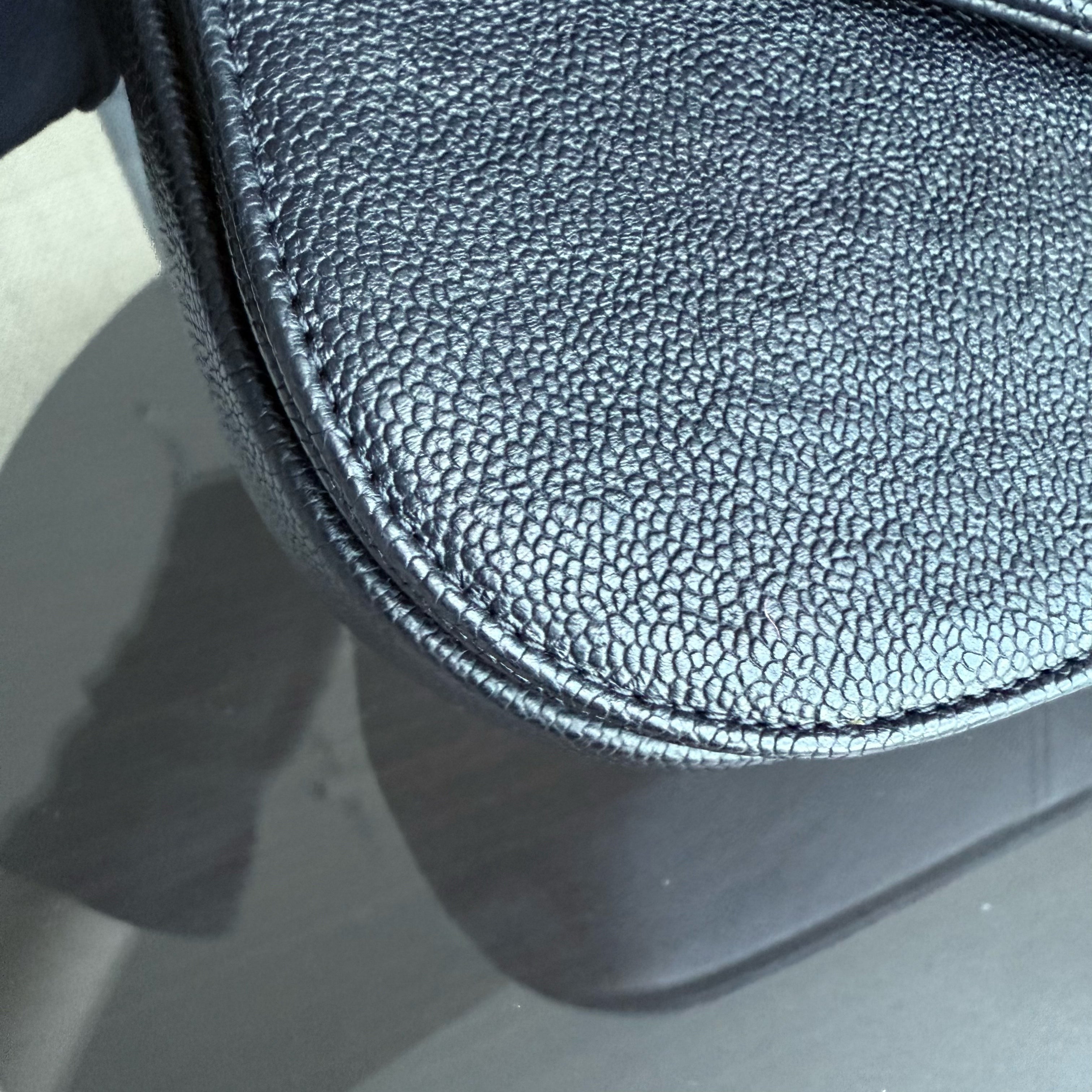 Chanel Coco Curve Cuba - Caviar Quilted Grained Calfskin Black Gold Hardware Series 23