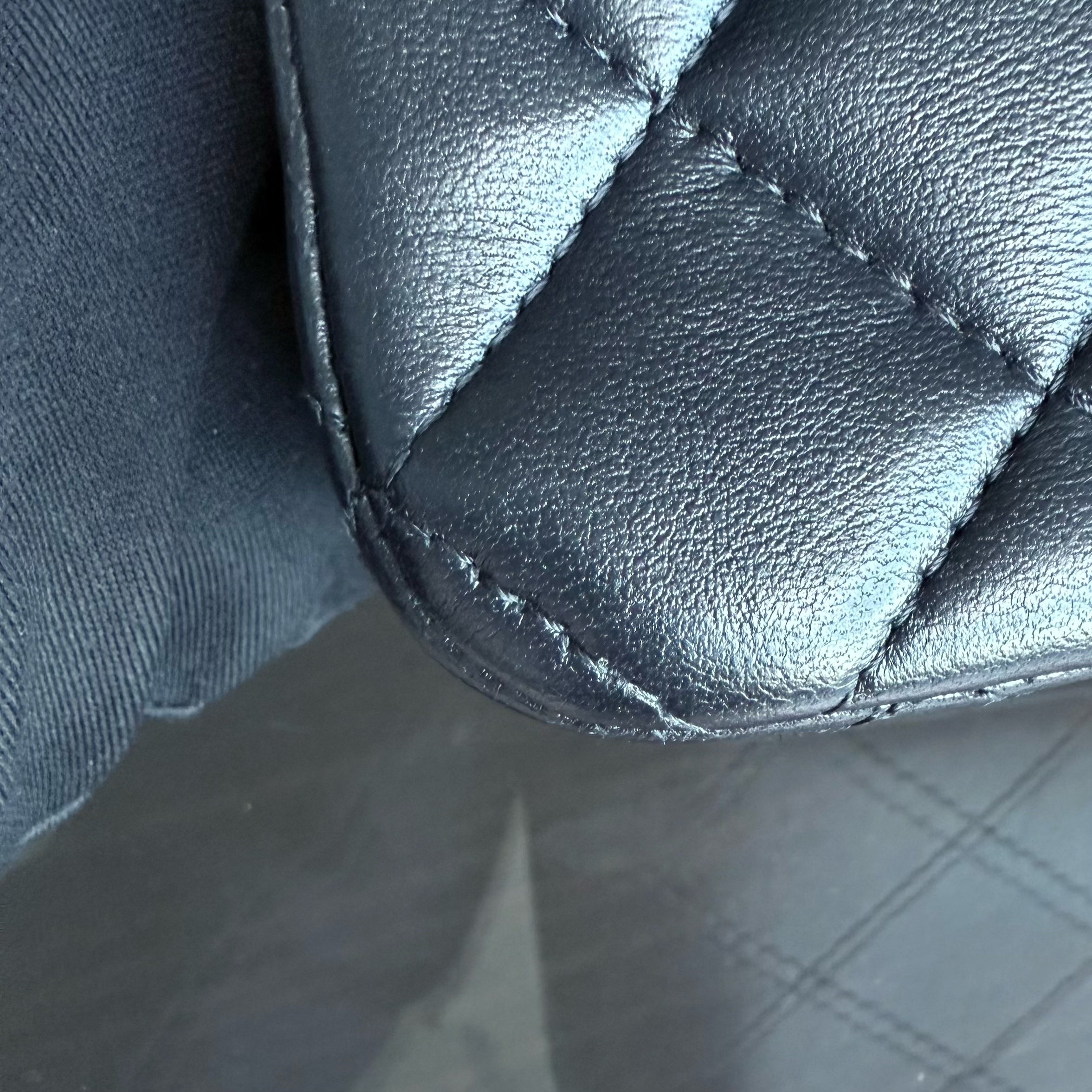 Chanel Classic Flap Mini - Quilted Lambskin Black Gold Hardware Series 26