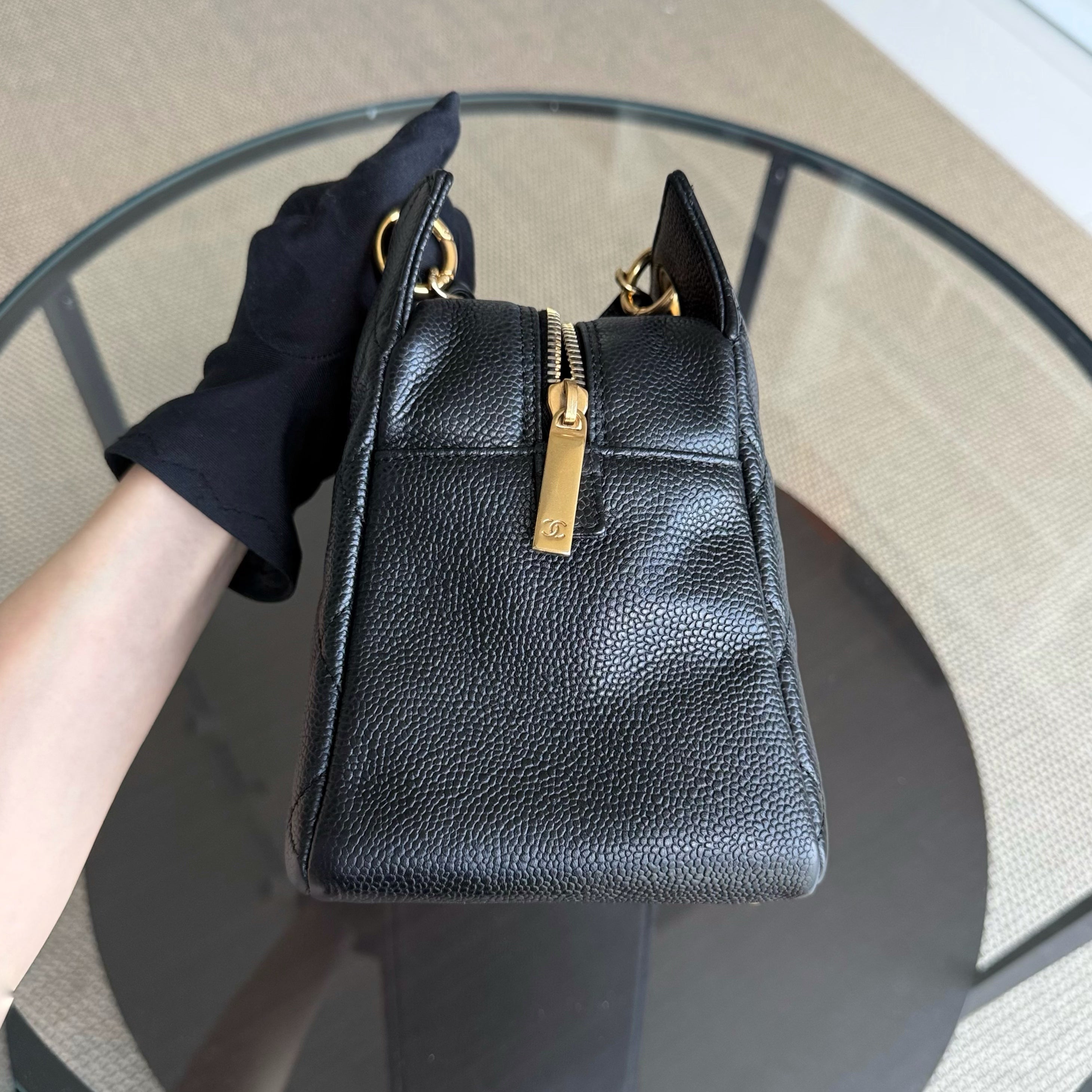 Chanel Petite Timeless Tote - Caviar Quilted Grained Calfskin Series 13