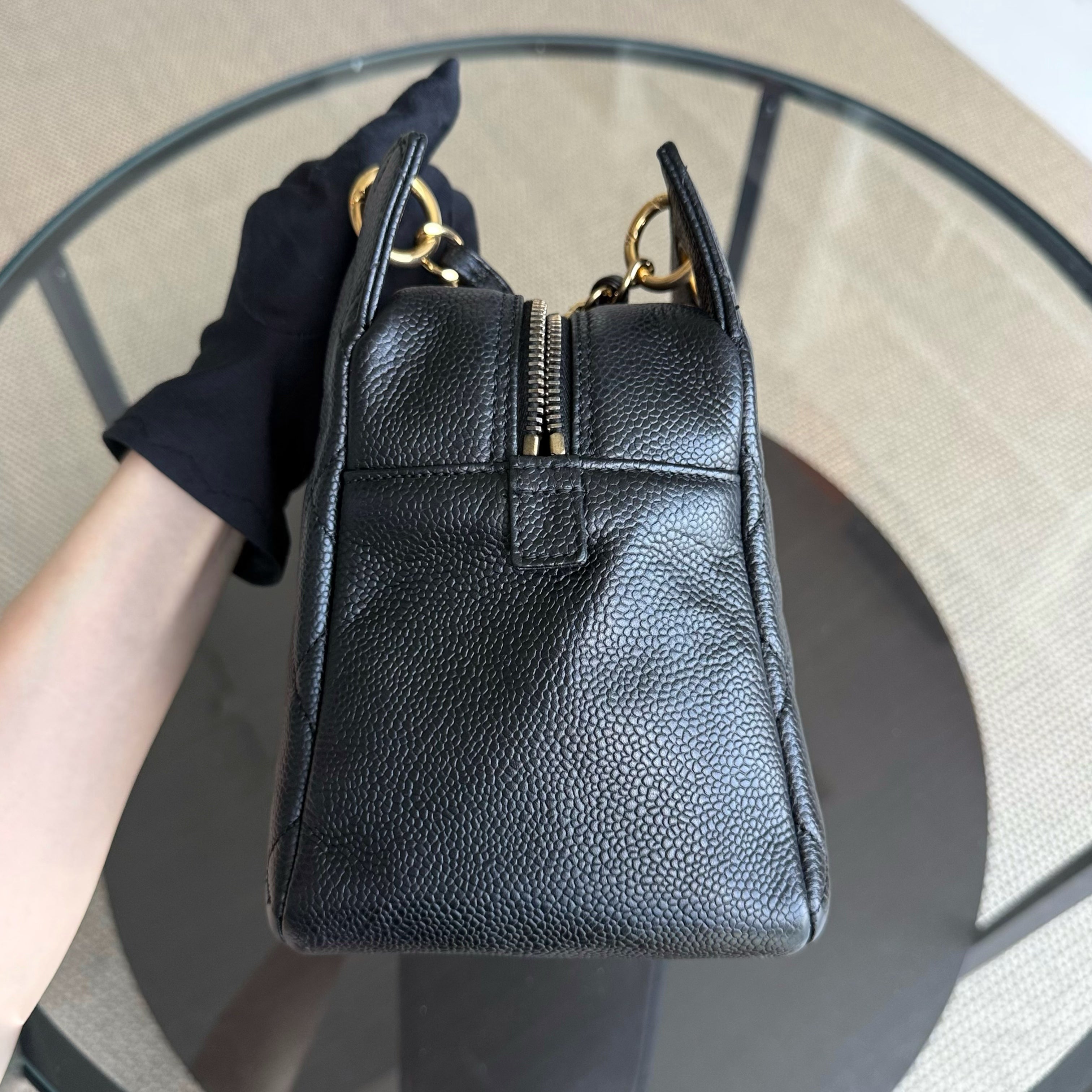 Chanel Petite Timeless Tote - Caviar Quilted Grained Calfskin Series 13
