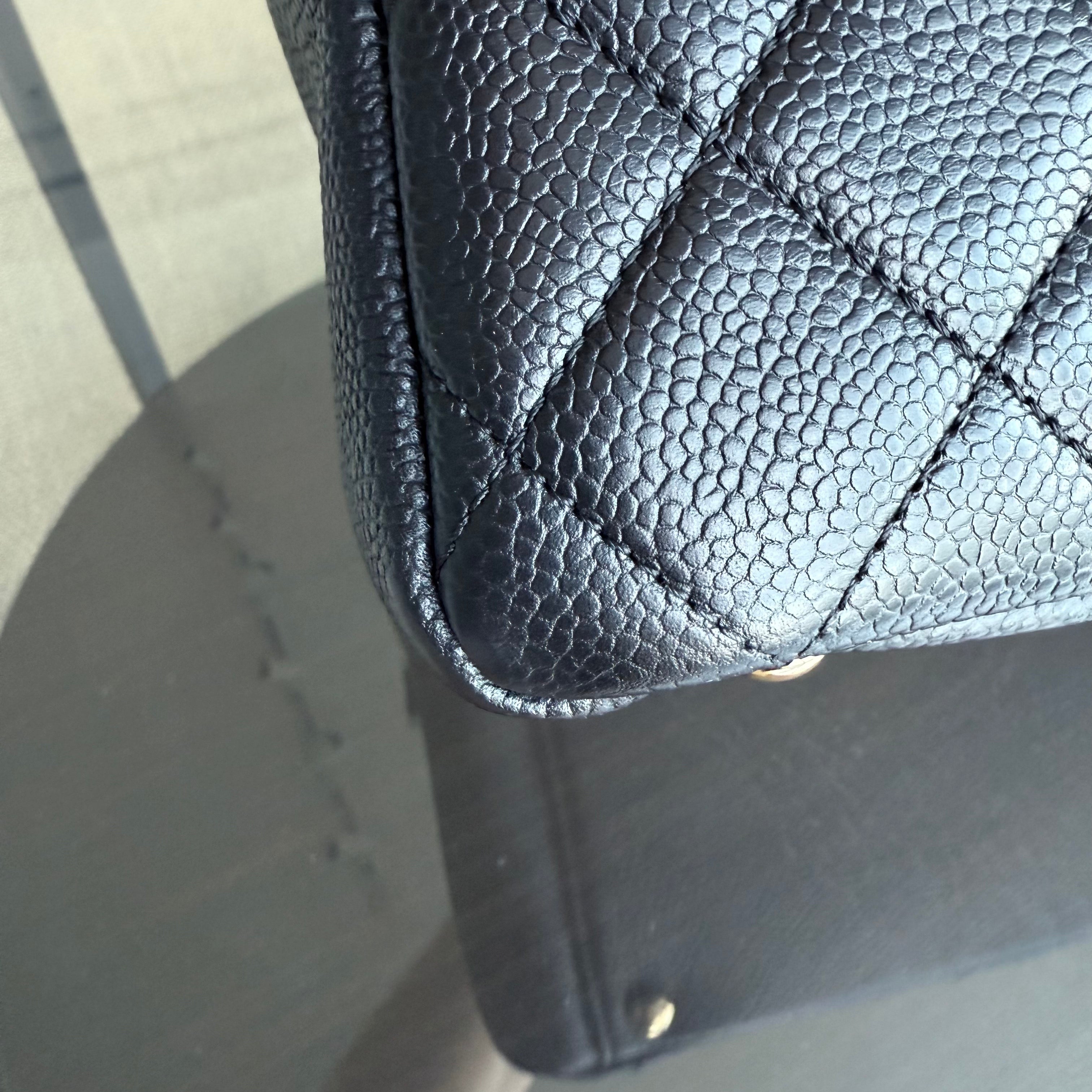 Chanel Petite Timeless Tote - Caviar Quilted Grained Calfskin Series 13