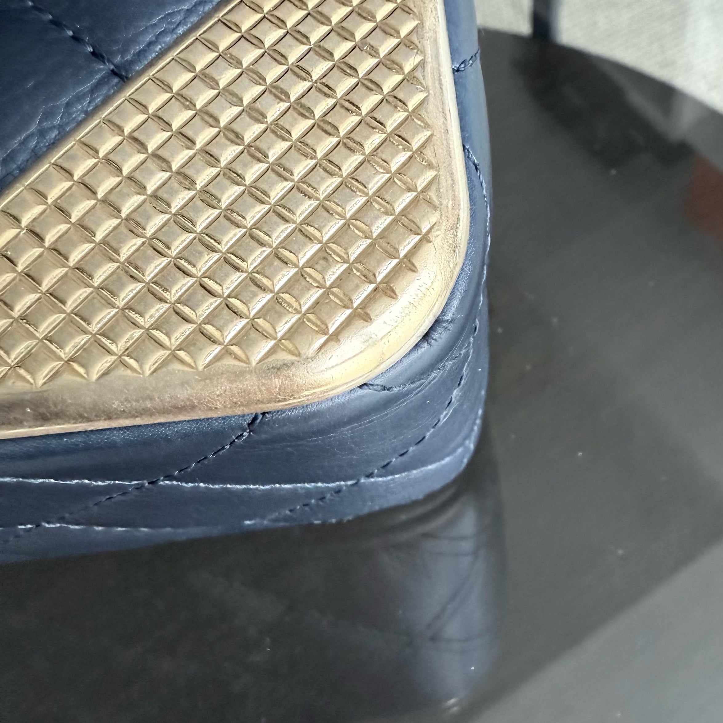Chanel Classic Flap Seasonal - Rock The Corner Quilted Calfskin Dark Blue Gold Hardware Series 23