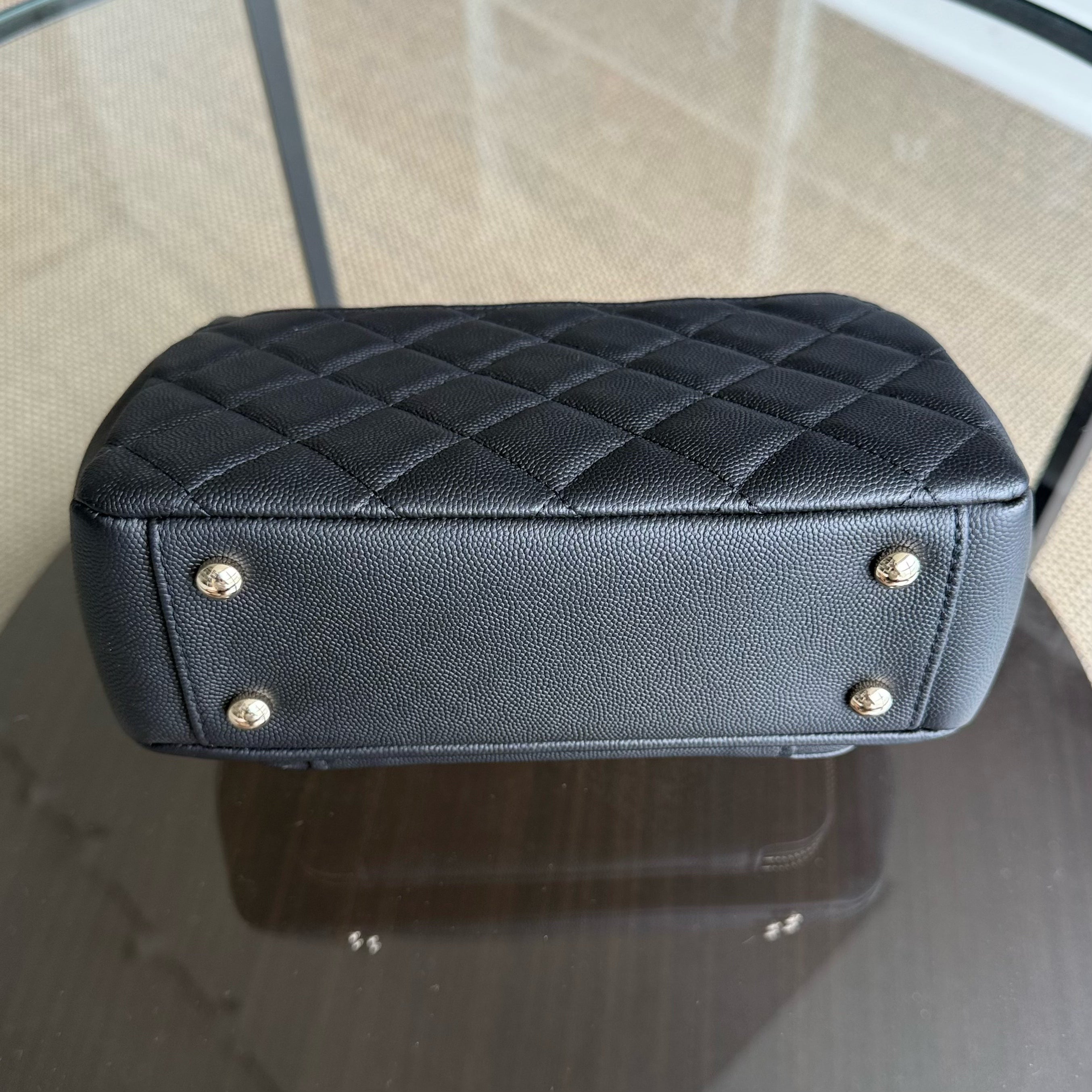 Chanel Business Affinity - Caviar Quilted Grained Calfskin Black Gold Hardware Series 29