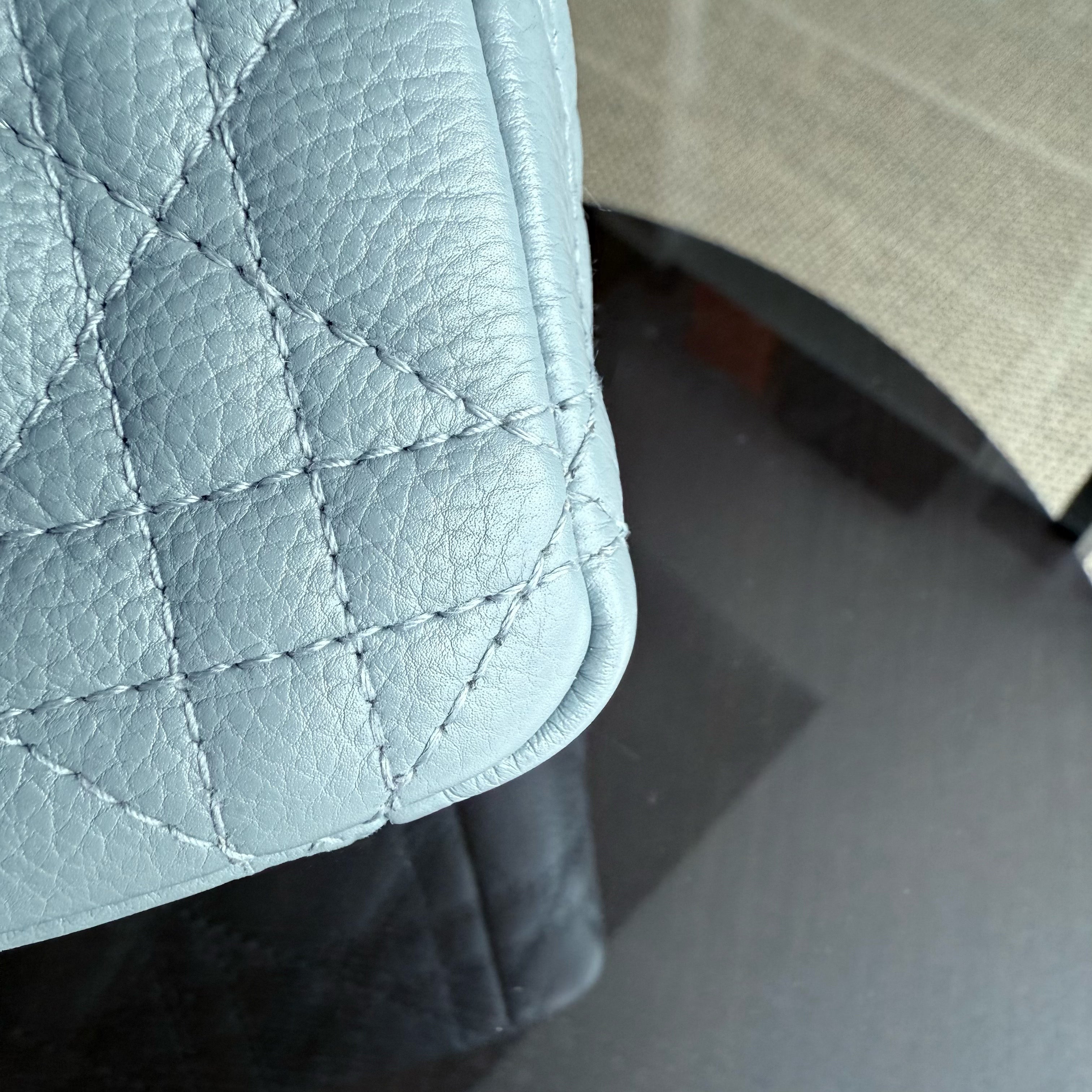 Dior Caro Medium - Cannage Calfskin Grey Gray Gold Hardware