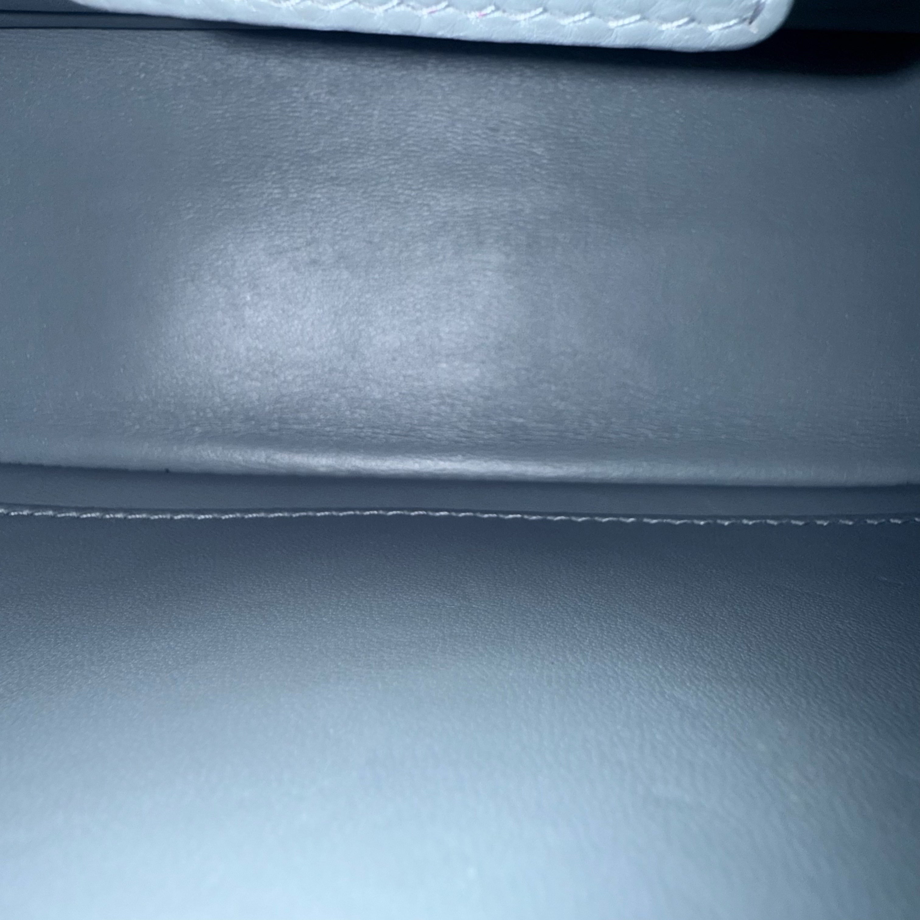 Dior Caro Medium - Cannage Calfskin Grey Gray Gold Hardware