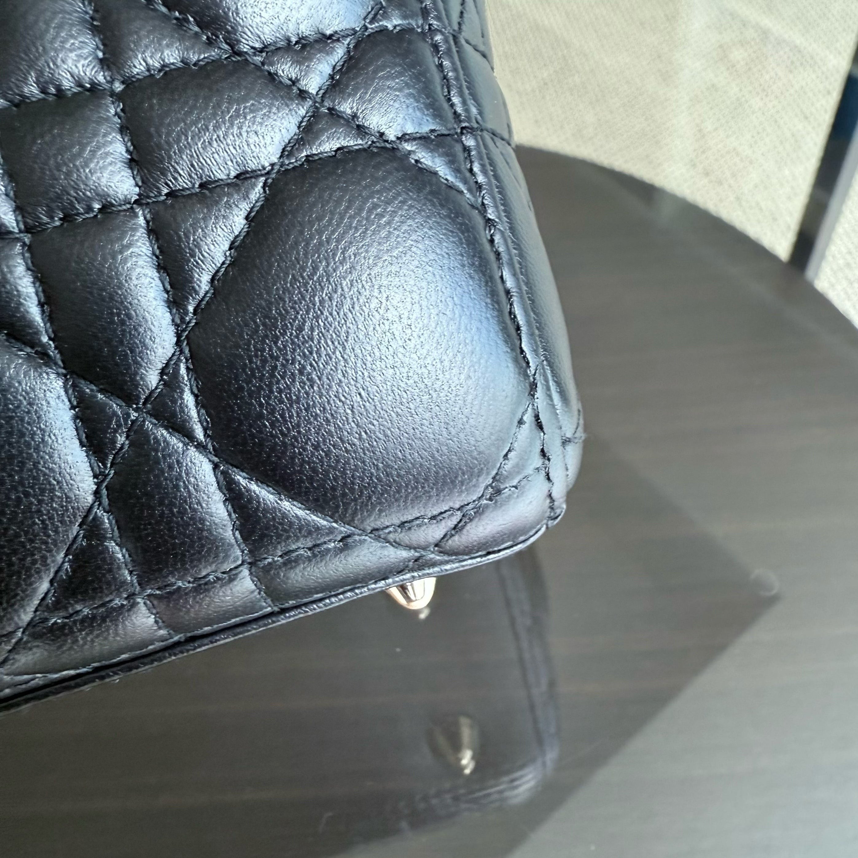 Dior Lady Small Flap MyABC - Cannage Lambskin Black Gold Hardware ABC Charm