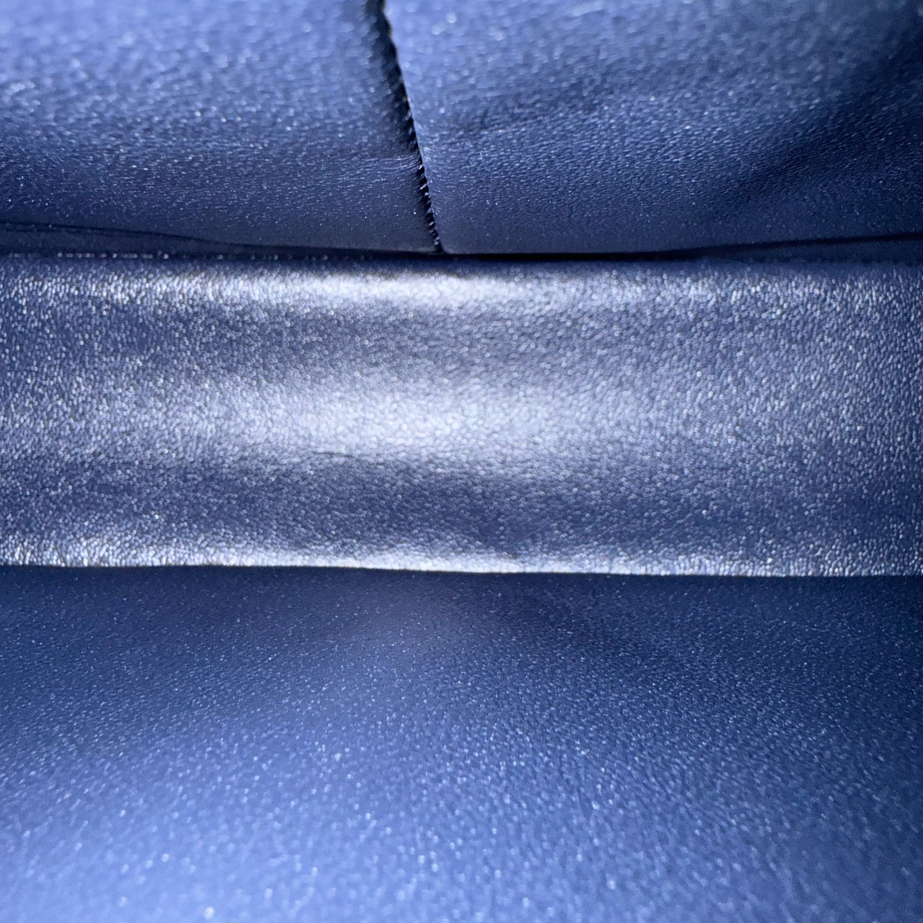 Chanel Classic Flap Medium - Caviar 25CM Quilted Dark Navy Blue Light Gold Hardware Series 26