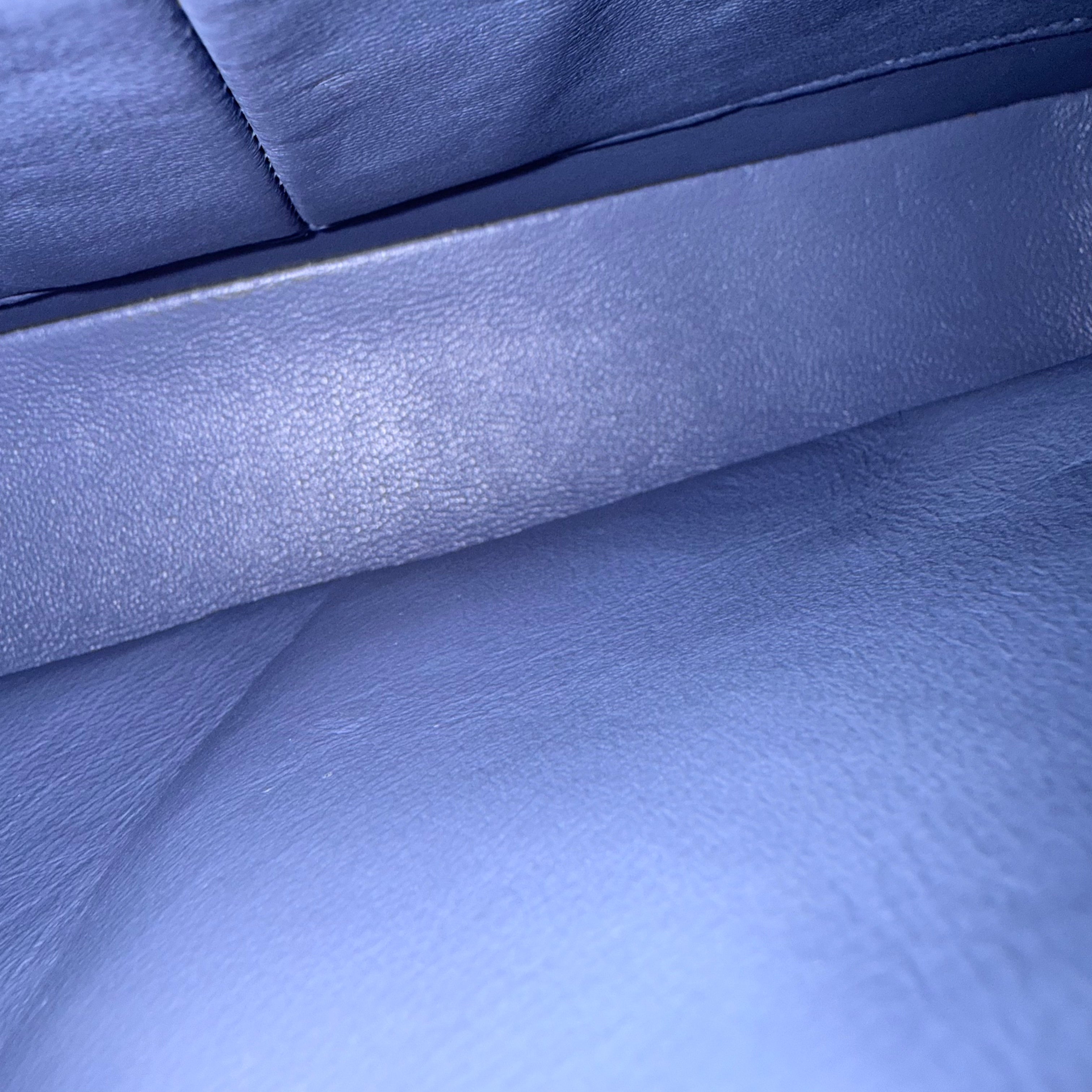 Chanel Classic Flap Medium - 25CM Lambskin Quilted Haze Blue Silver Hardware Series 16