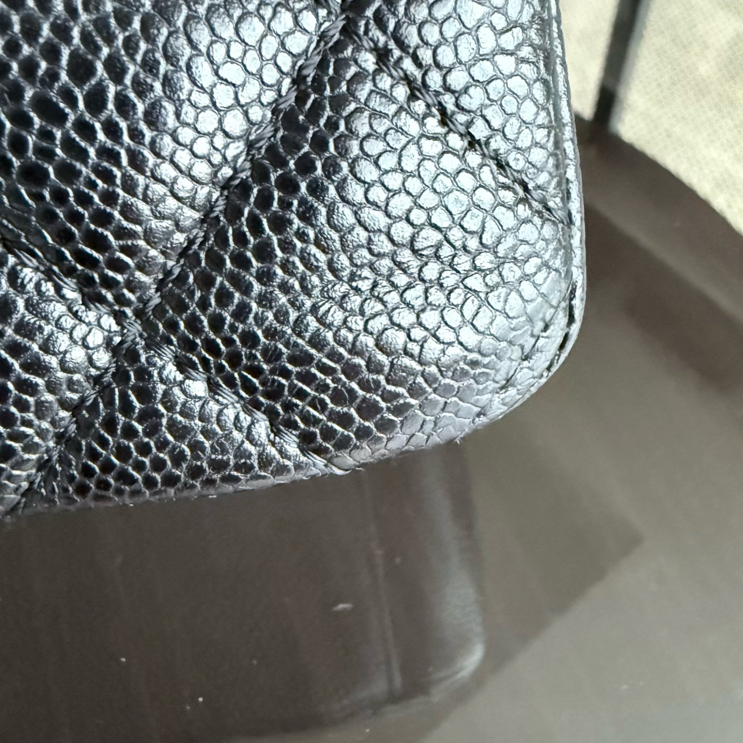 Chanel PST Petite Shopping Tote - Caviar Quilted Grained Calfskin Black Gold Hardware