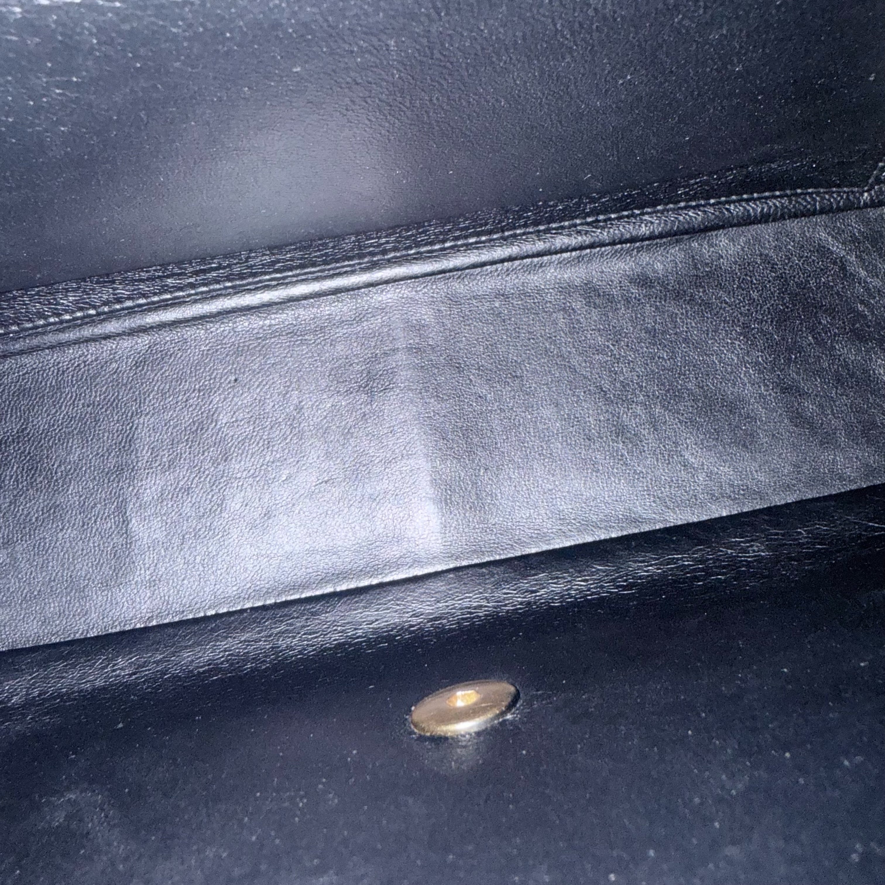 Chanel Classic Flap Jumbo - Caviar 30CM Single Flap Quilted Black 24K Gold Hardware Series 12