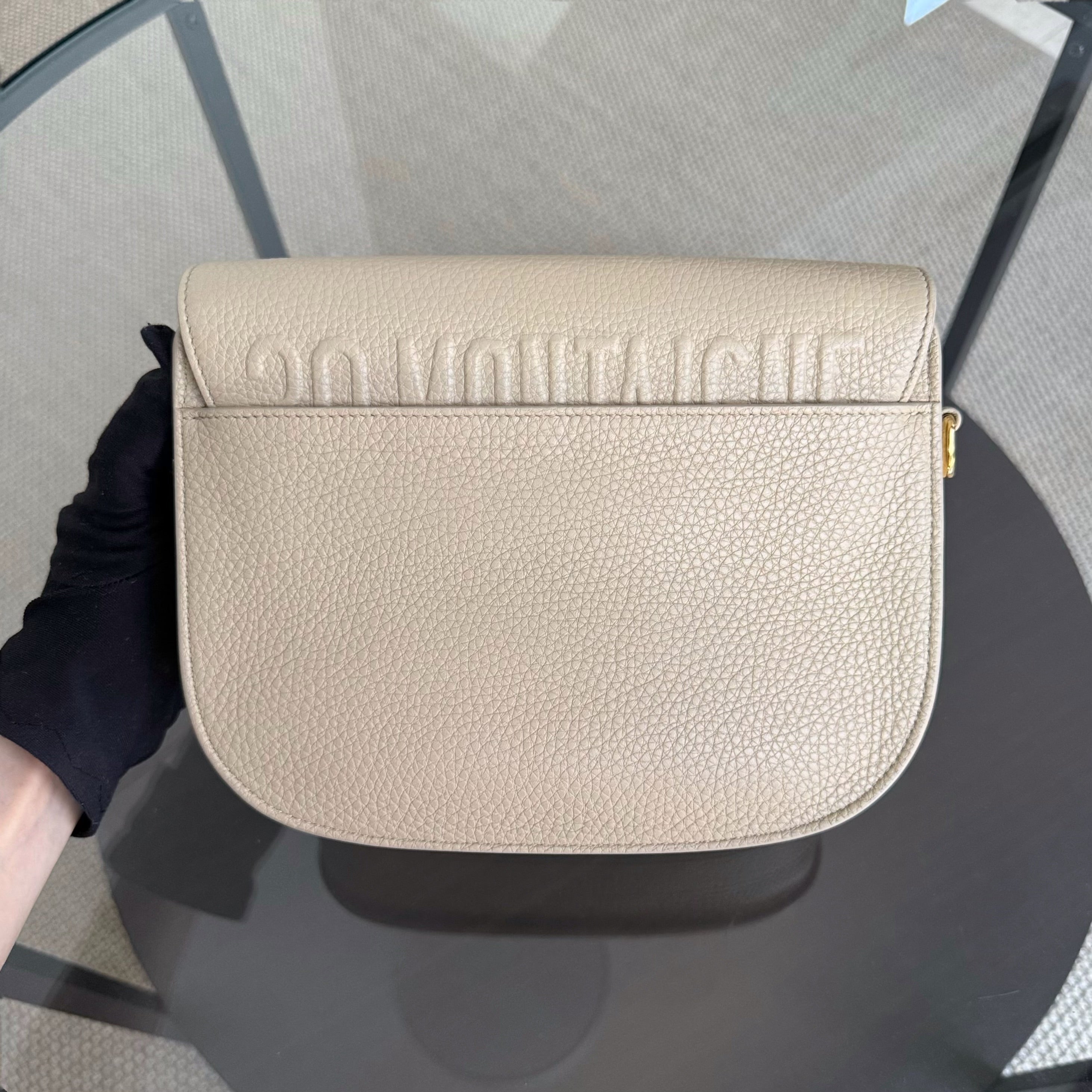 Dior Bobby Medium - Caviar Beige Gold Hardware