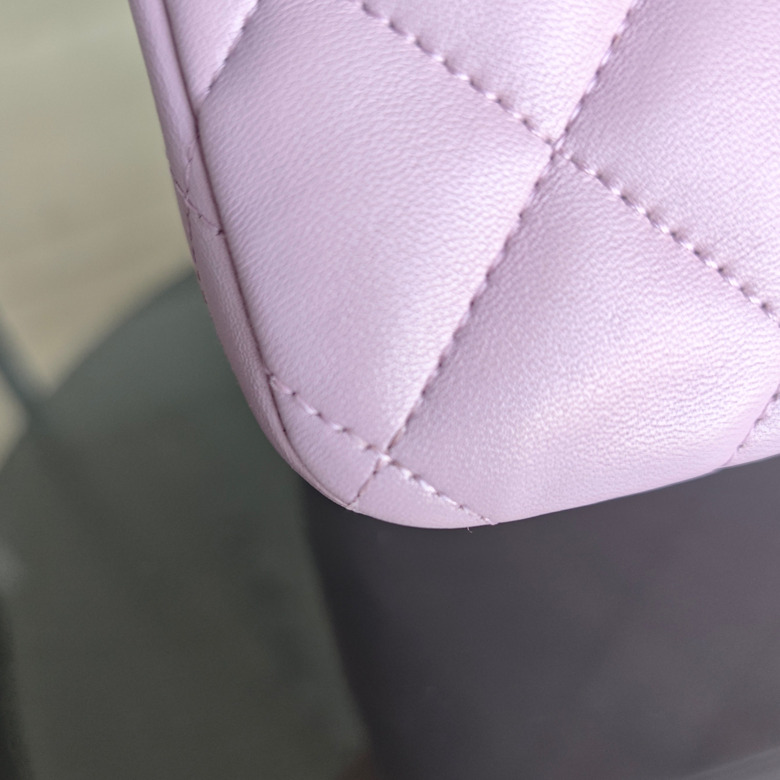 Chanel Classic Flap Jumbo - Double Flap 30CM Quilted Lambskin Light Violet Hardware Series 16