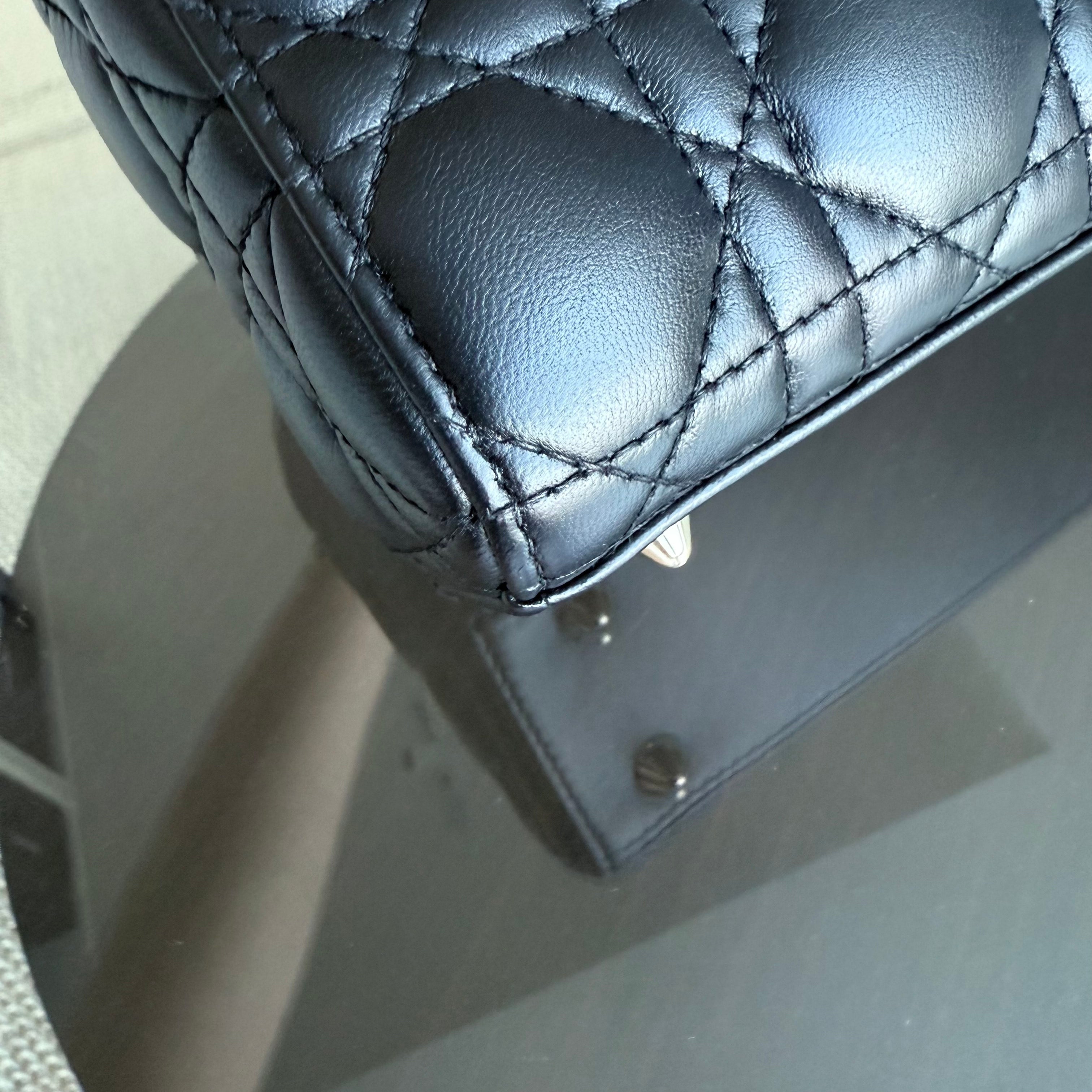 Dior Lady Small MyABC - Cannage Lambskin ABC Strap Black Gold Hardware