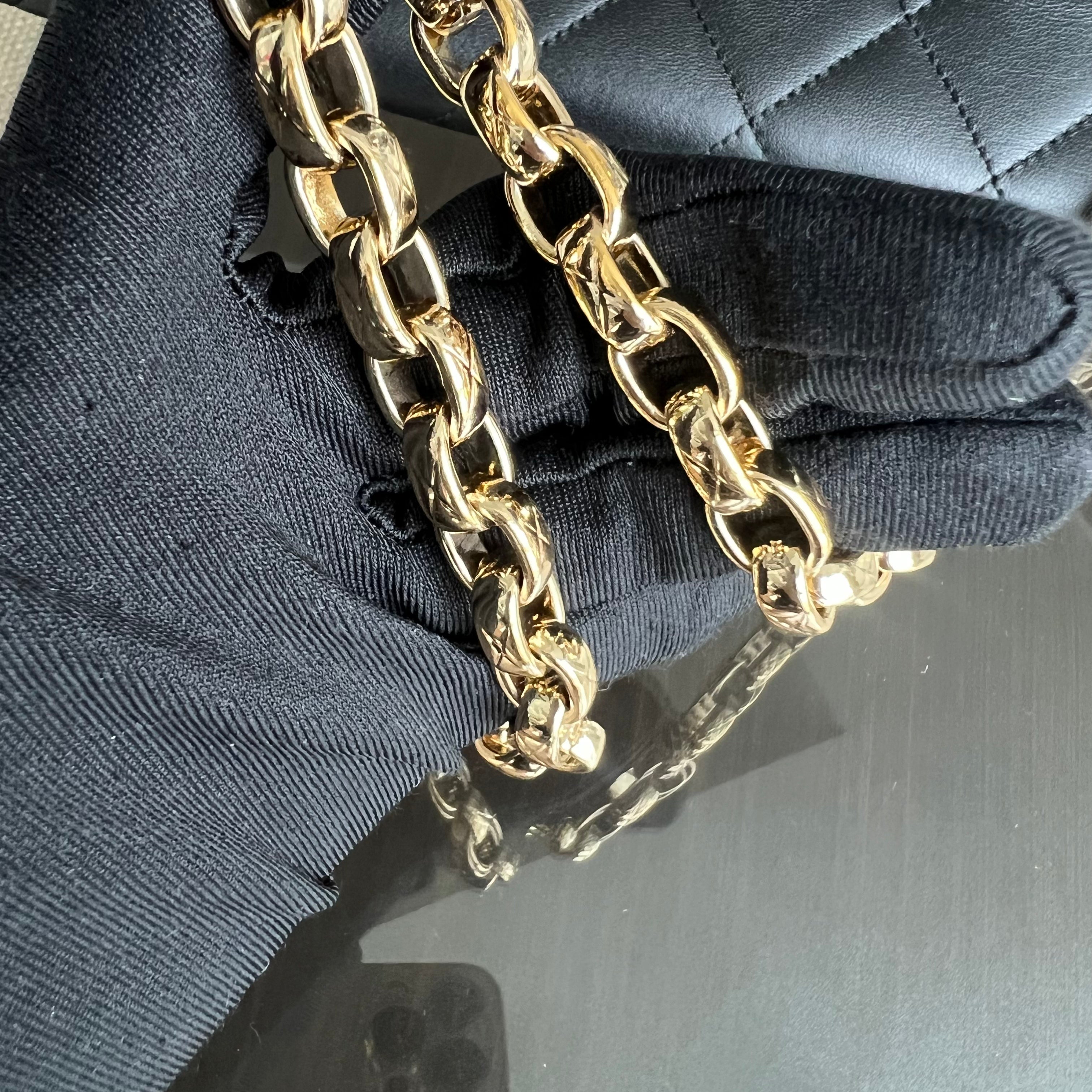 Chanel Chic With Me Flap - Seasonal Flap Black Lambskin Large Gold Hardware Series 18