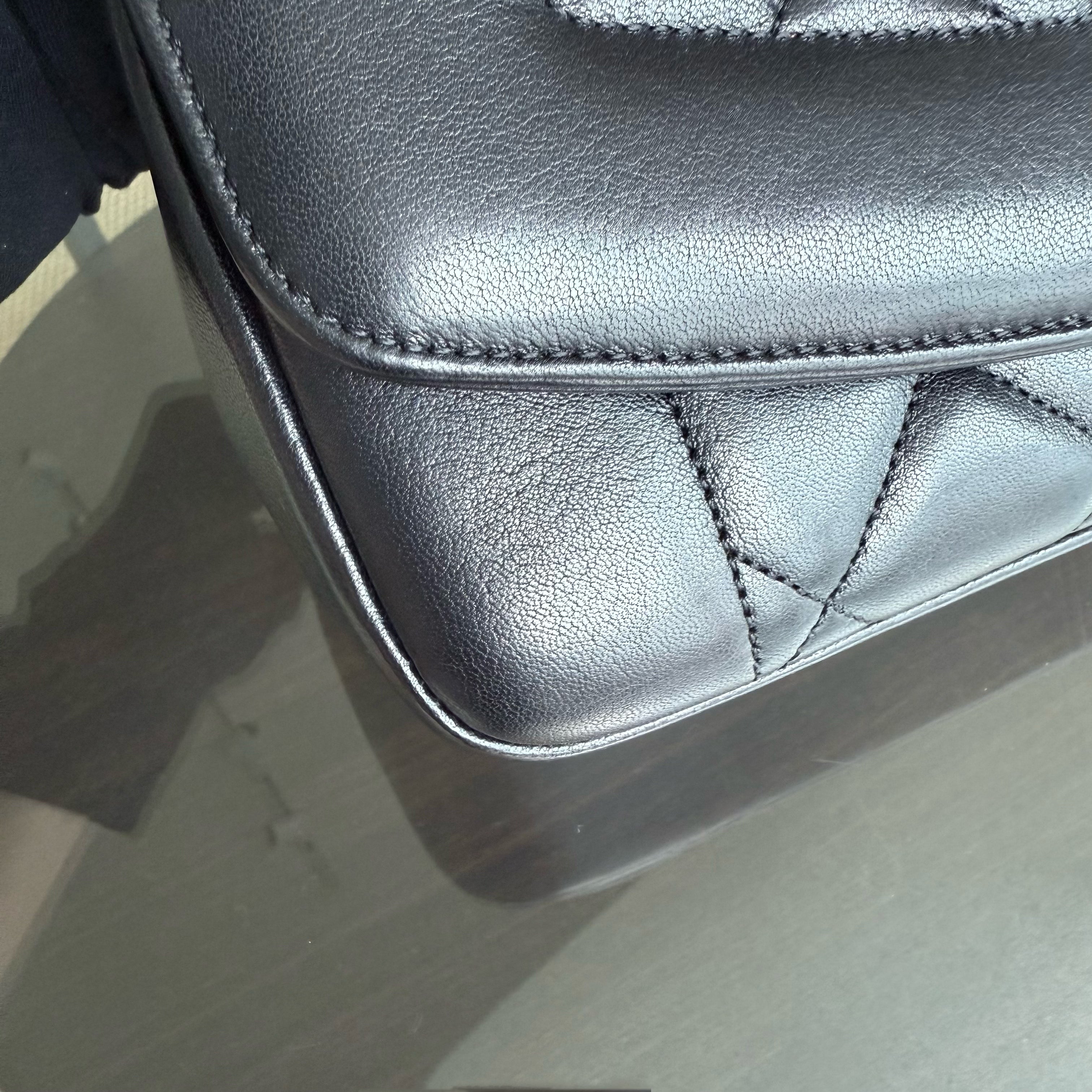Chanel Diana Reissue - Quilted Lambskin 28CM Black Gold Hardware Series 20